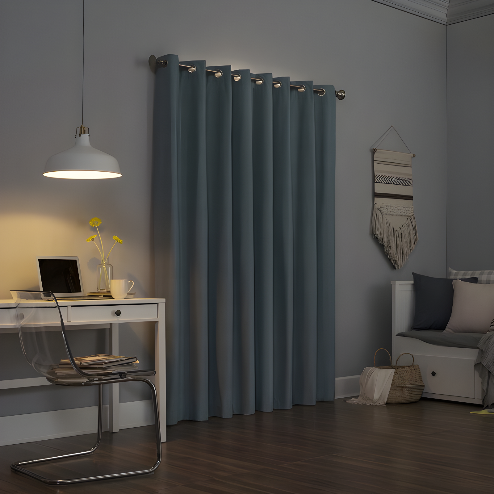 Sun Zero Cameron Thermal Insulated 100% Blackout Grommet Curtain Panel