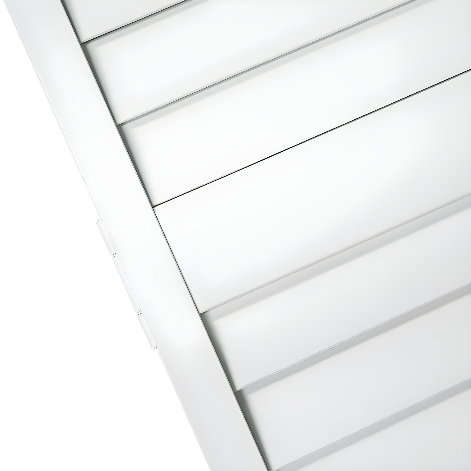 Kimberly Bay Louvered Wood Painted Plantation Bi-Fold Door