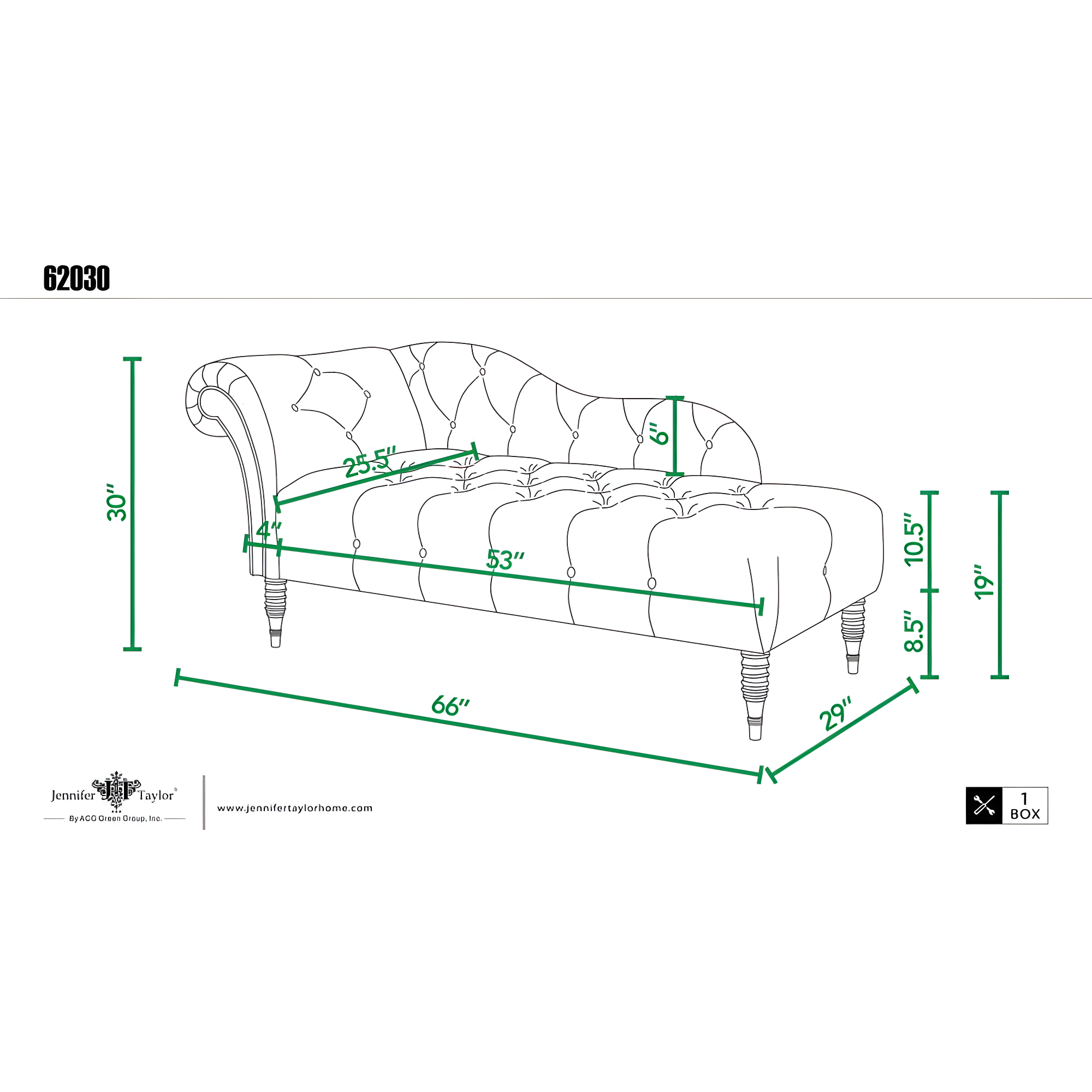 Samuel Upholstered Chaise Lounge