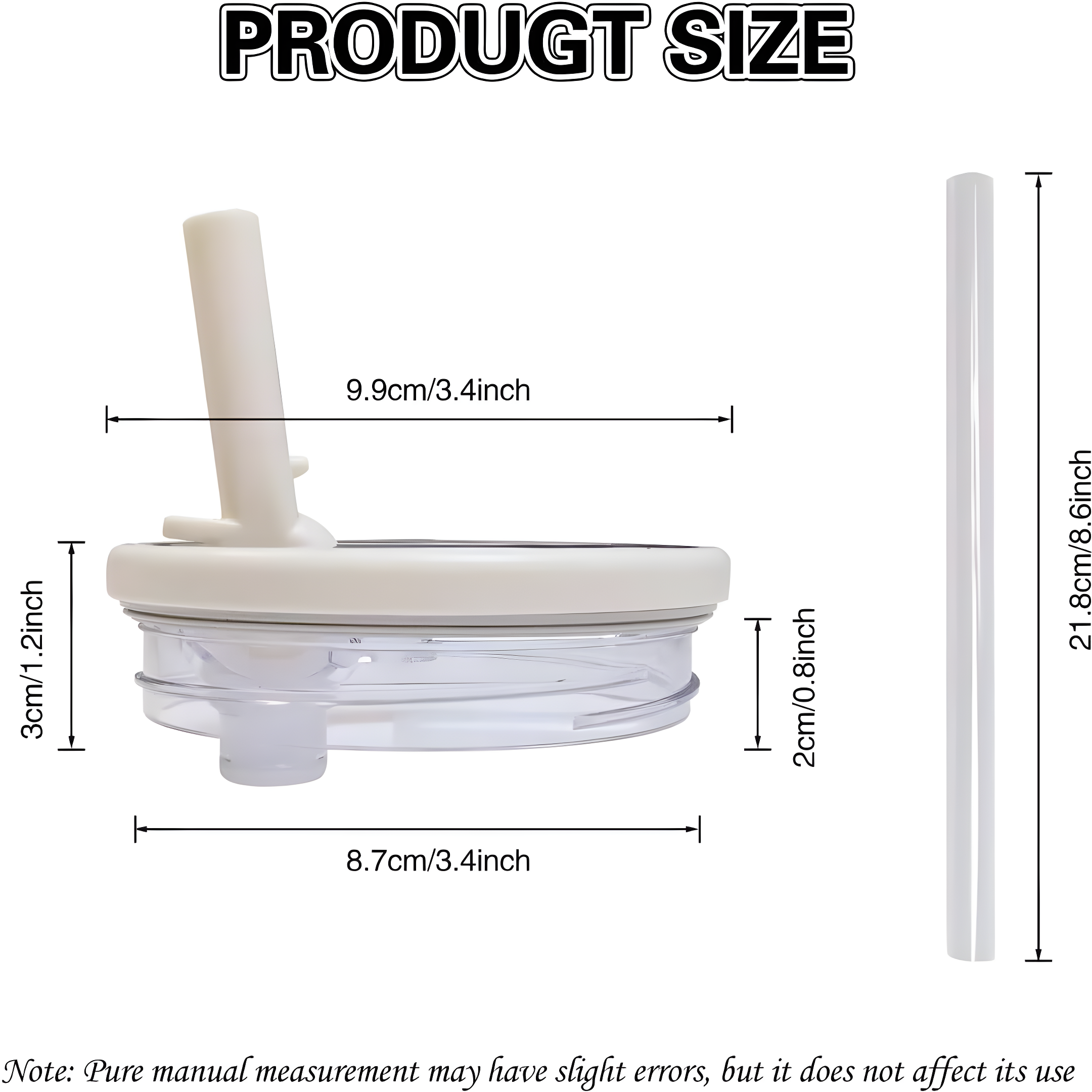 ANTAND 2 Pack 40 Oz Tumbler Flip Straw Lid Replacement Fit For Stanley Quencher, Leak Proof For Stanley Lid Replacement Spill Proof Reusable Tumbler Cover Compatible With 40oz Stanley Cup (Set of 2)