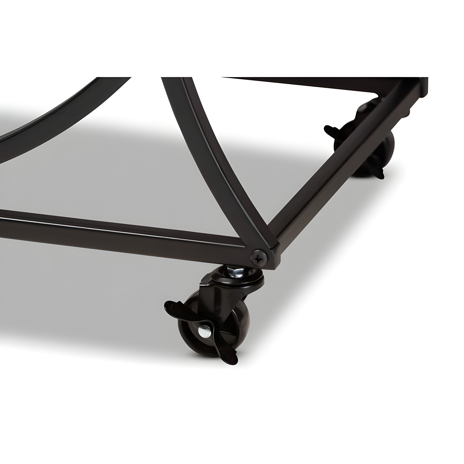 Dania Antique Vintage Industrial Metal and Wood Mobile Wine Bar Cart Black/Walnut - Baxton Studio