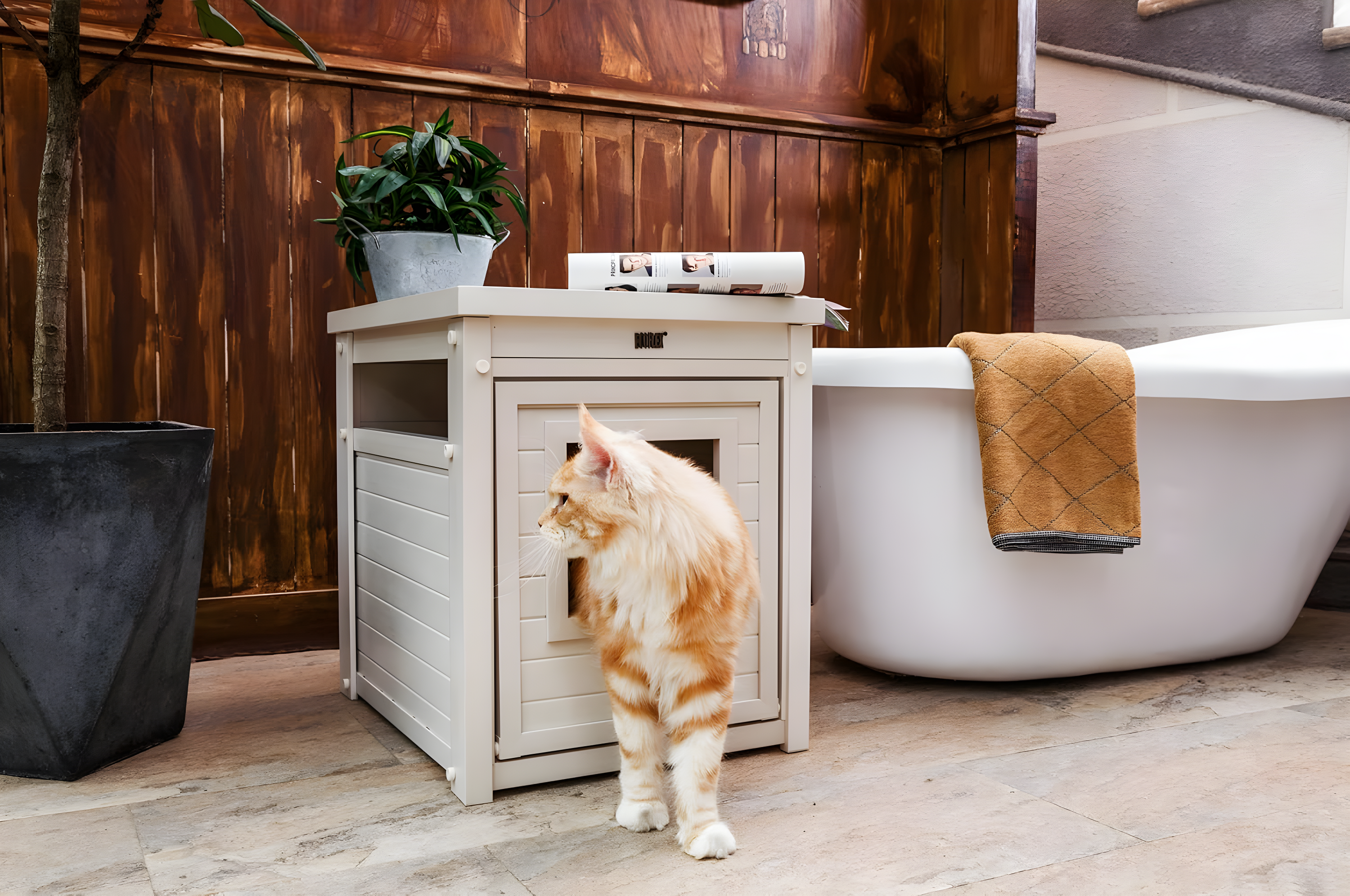ECOFLEX® Litter Loo® Litter Box Enclosure End Table