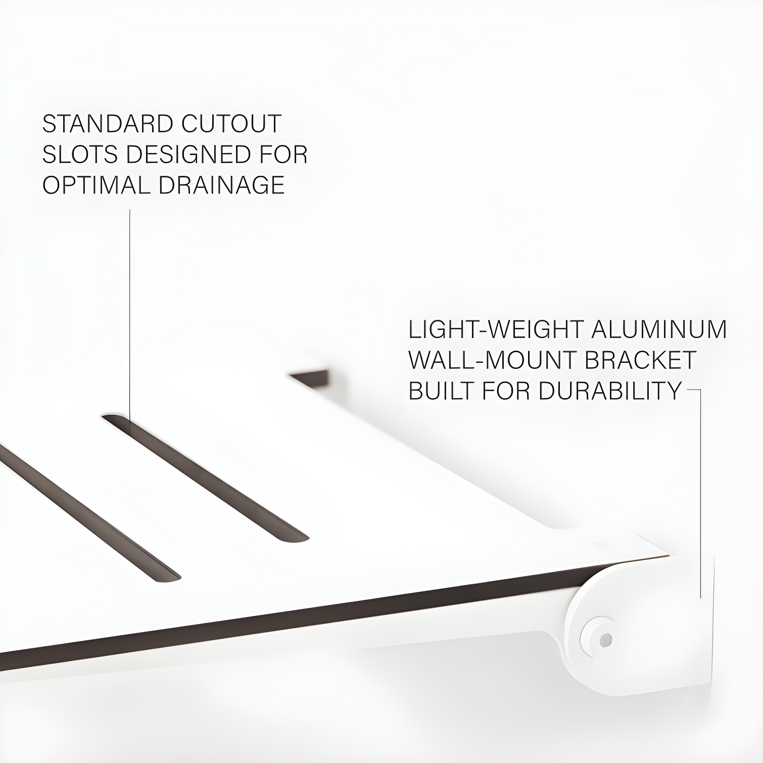 SlimLine Folding Shower Bench Seat
