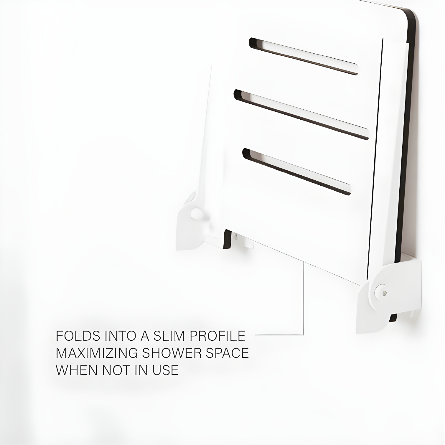 SlimLine Folding Shower Bench Seat