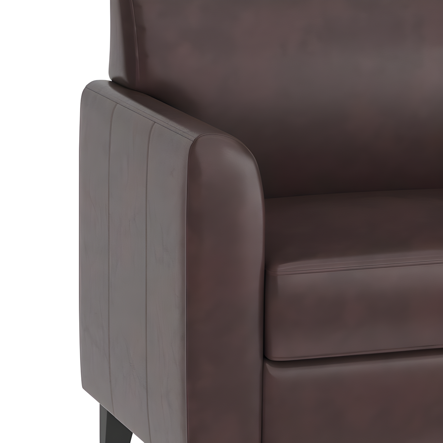 Hercules Junkersfeld 52" Modern LeatherSoft Upholstered Reception Loveseat by Flash Furniture