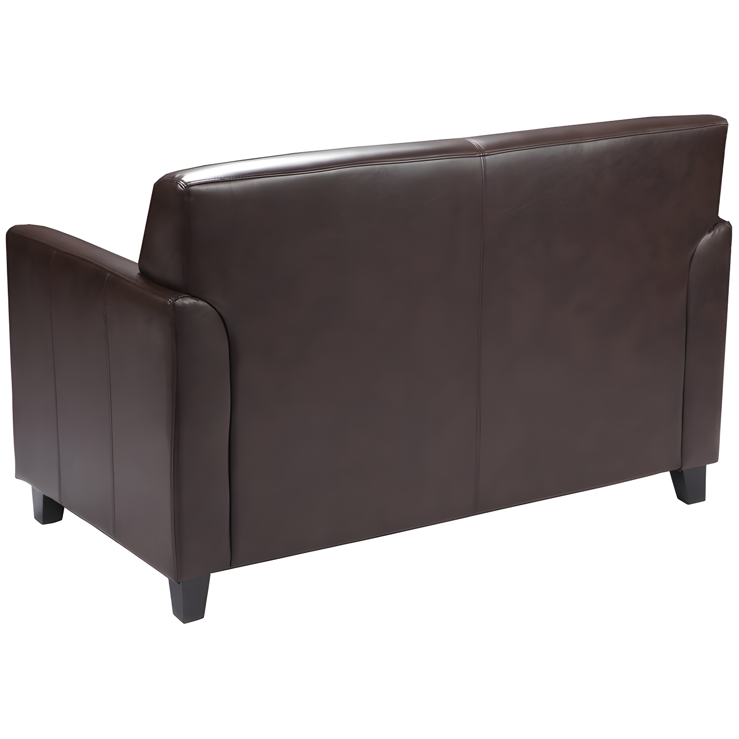 Hercules Junkersfeld 52" Modern LeatherSoft Upholstered Reception Loveseat by Flash Furniture