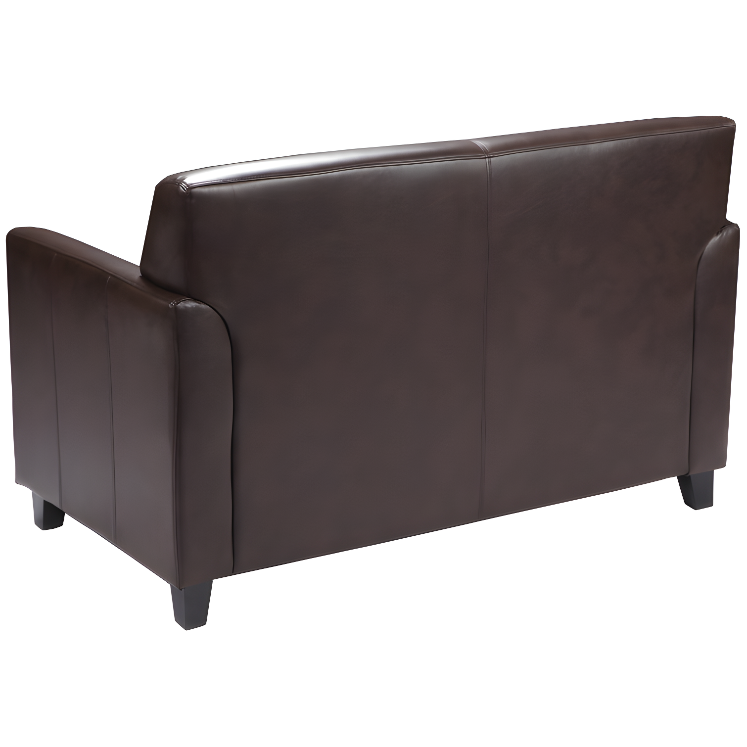 Hercules Junkersfeld 52" Modern LeatherSoft Upholstered Reception Loveseat by Flash Furniture