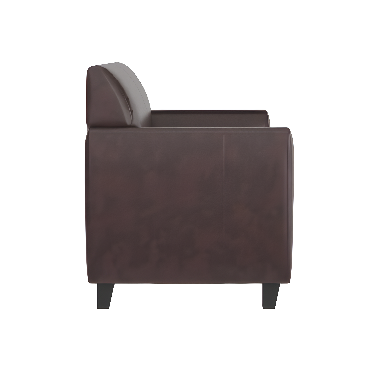 Hercules Junkersfeld 52" Modern LeatherSoft Upholstered Reception Loveseat by Flash Furniture