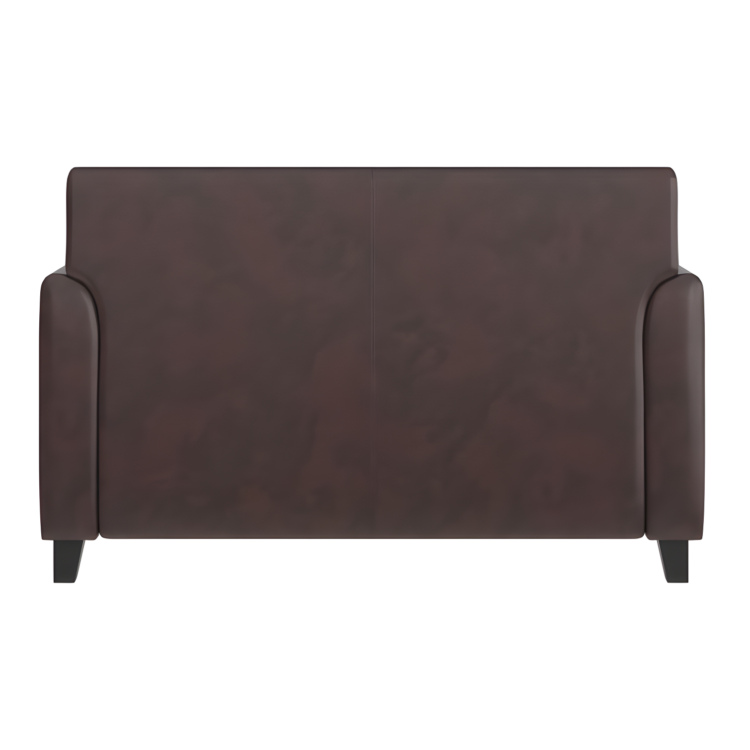 Hercules Junkersfeld 52" Modern LeatherSoft Upholstered Reception Loveseat by Flash Furniture