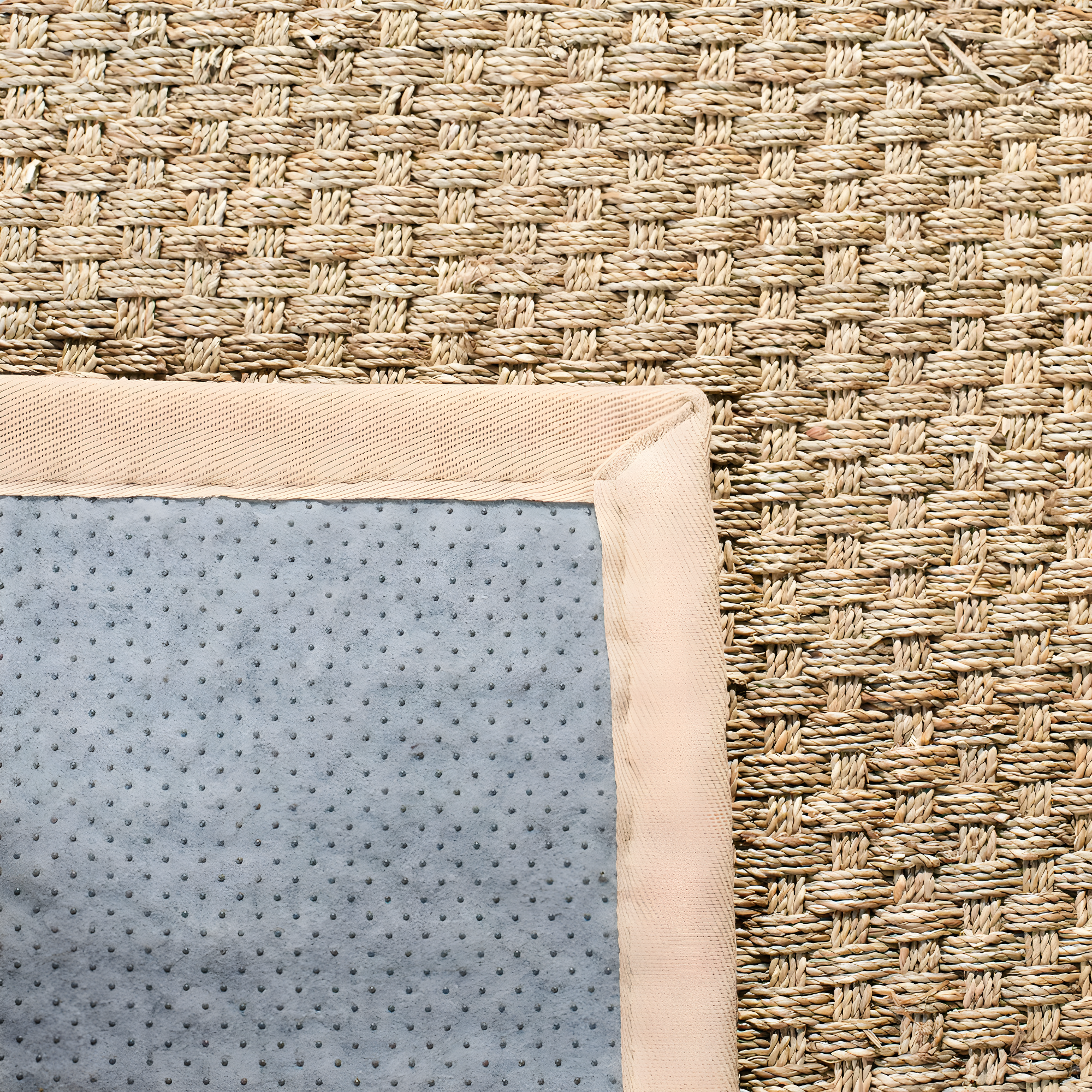 Natural Fiber NF114 Power Loomed Indoor Area Rug - Natural/Beige - 5' Round - Safavieh.