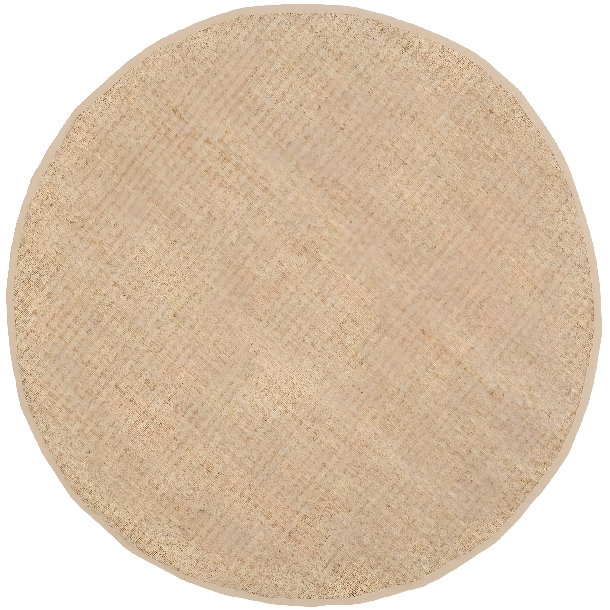 Natural Fiber NF114 Power Loomed Indoor Area Rug - Natural/Beige - 5' Round - Safavieh.