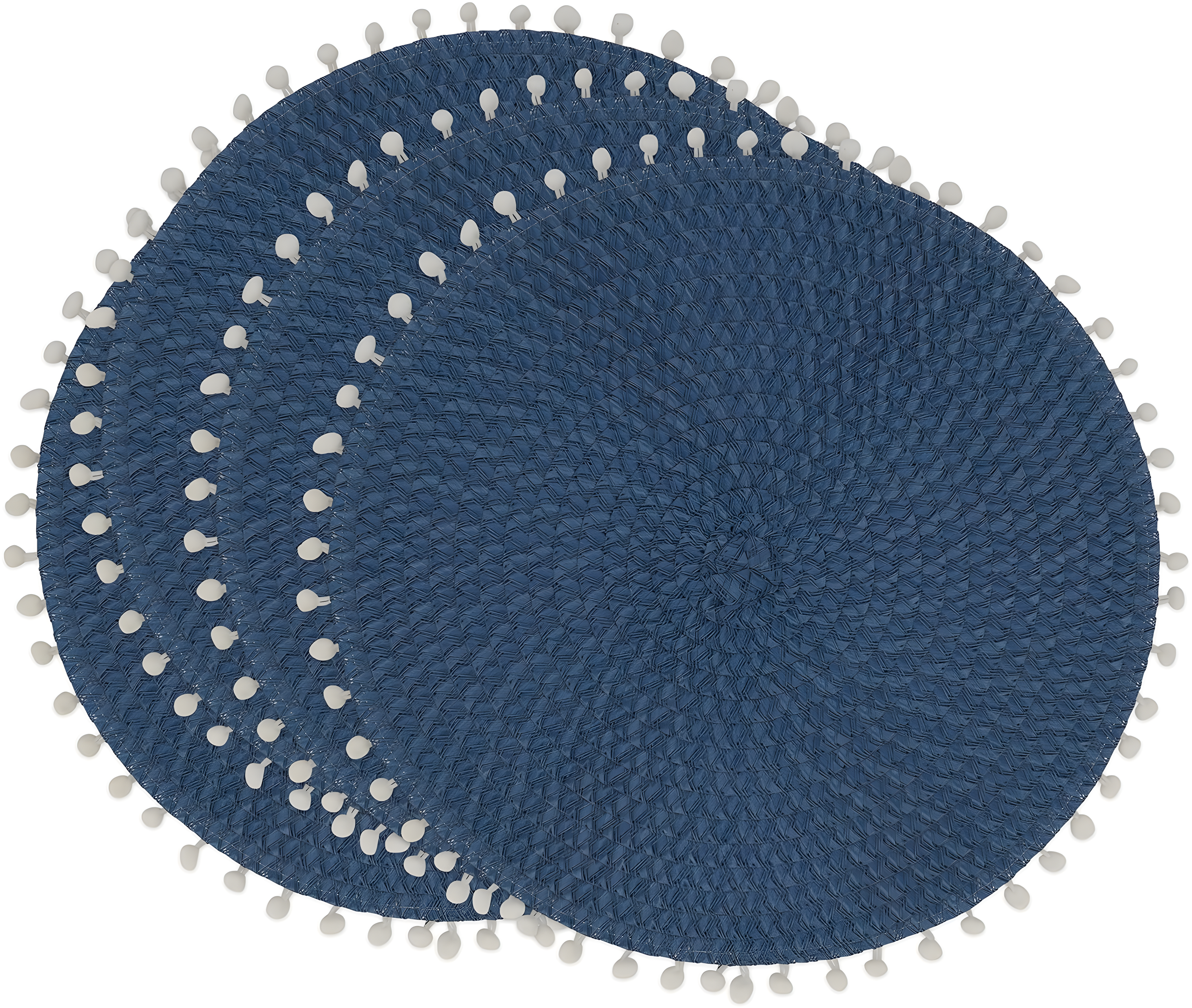 Dakota Fields Harding Brielle Pom Pom 15" Placemat (Set of 4)