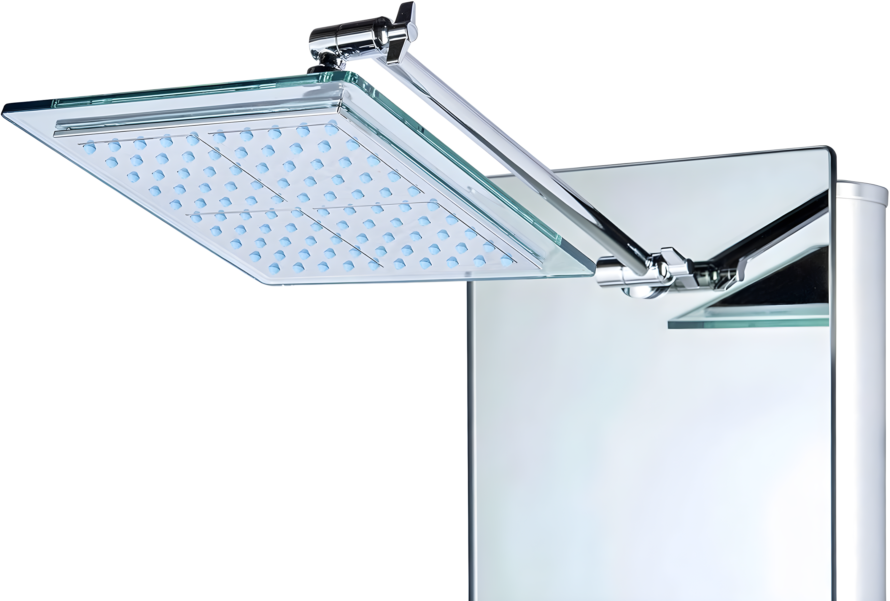 Blue Ocean SPA392M Blue Ocean 52 inch Aluminum Shower Panel With Shower Head