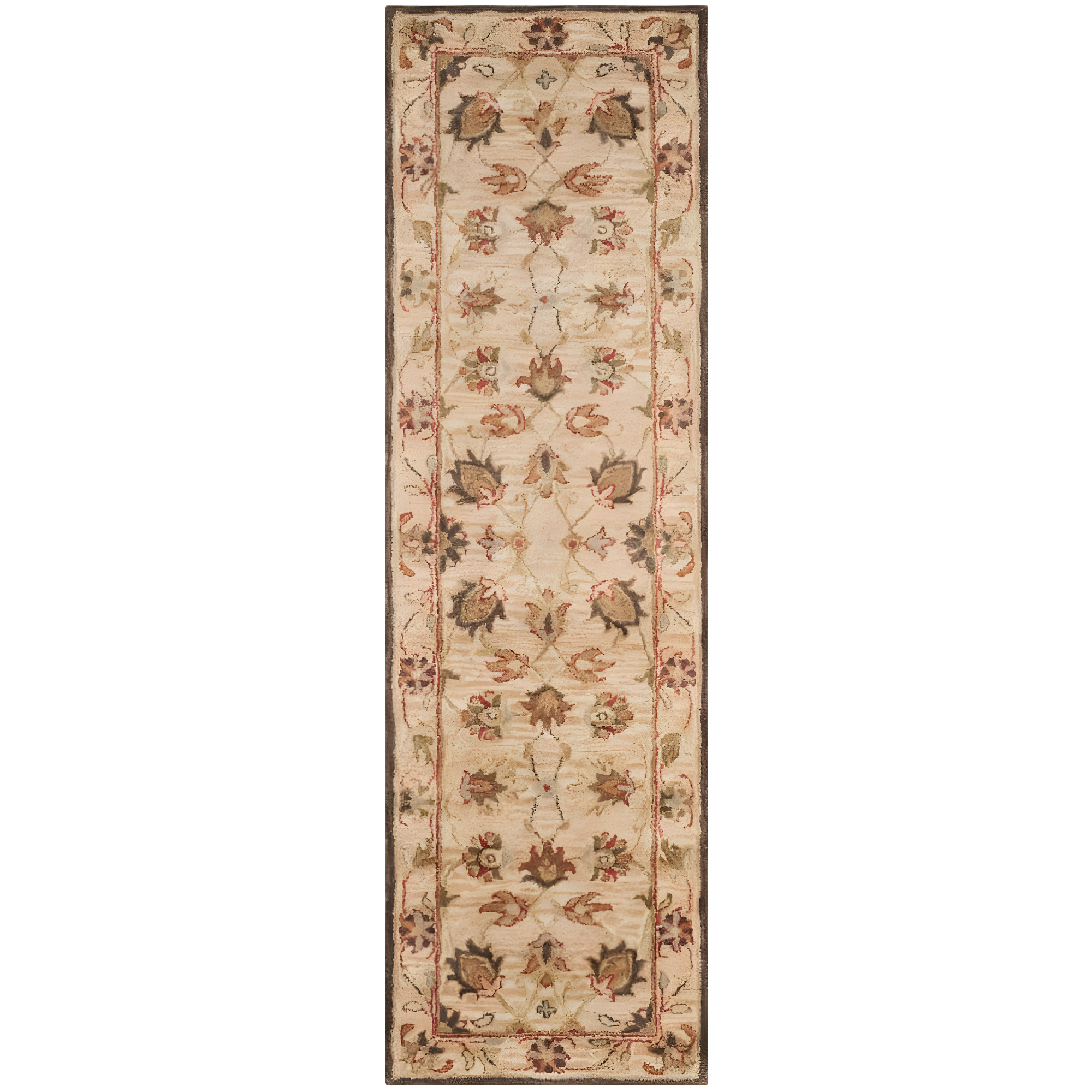 Antiquity AT812 Hand Tufted Indoor Runner Rug - Beige/Beige - 2'3"x8' - Safavieh