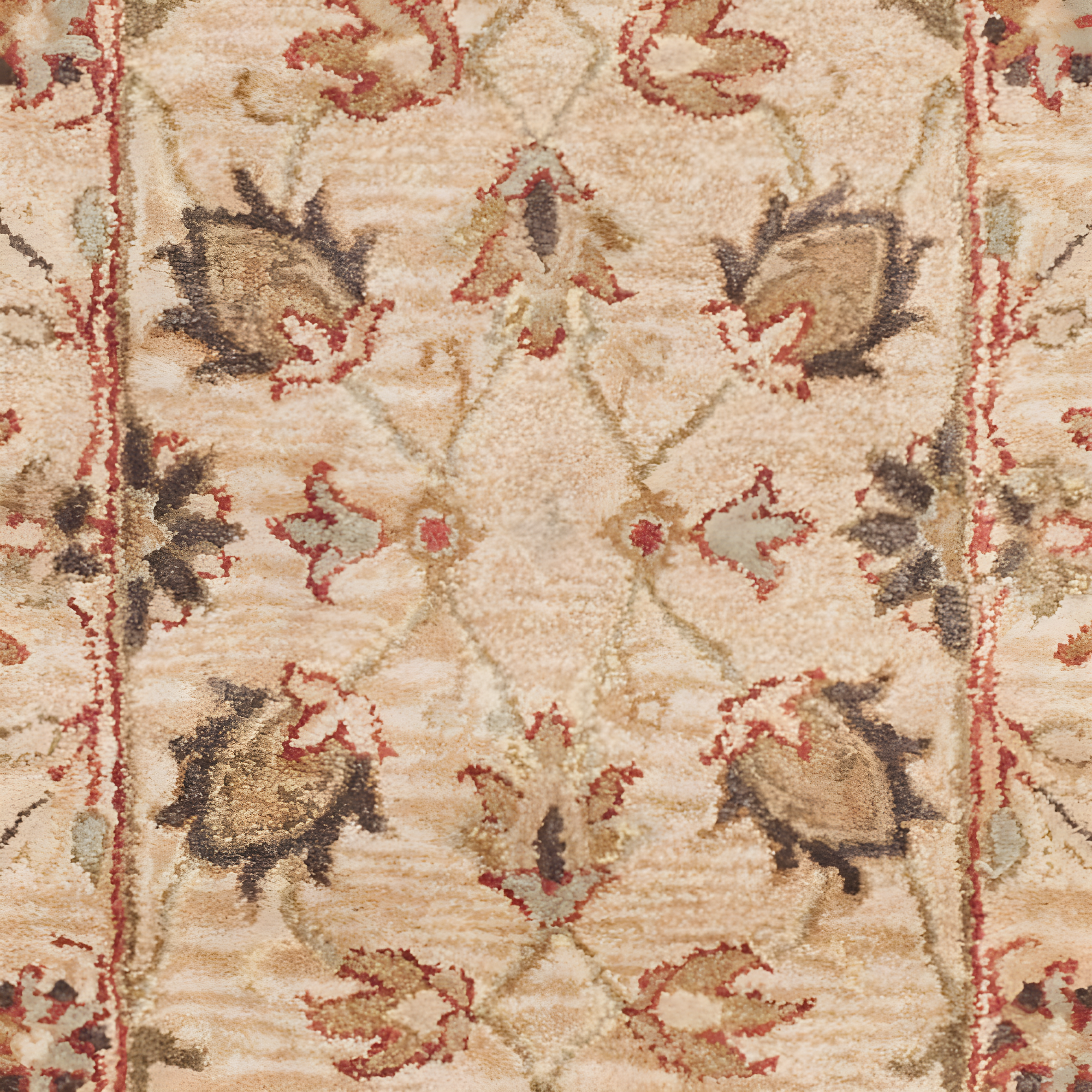 Antiquity AT812 Hand Tufted Indoor Runner Rug - Beige/Beige - 2'3"x8' - Safavieh