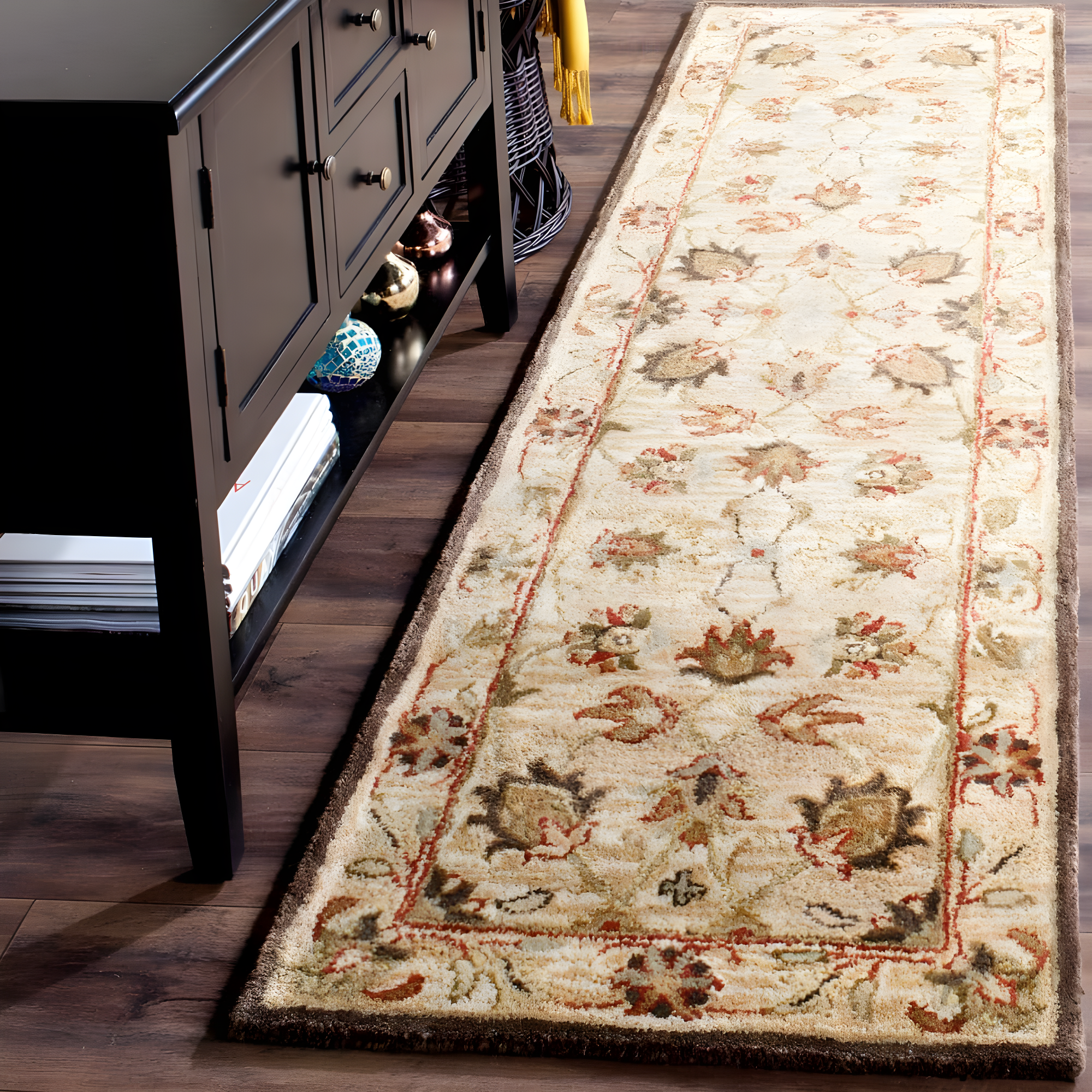 Antiquity AT812 Hand Tufted Indoor Runner Rug - Beige/Beige - 2'3"x8' - Safavieh