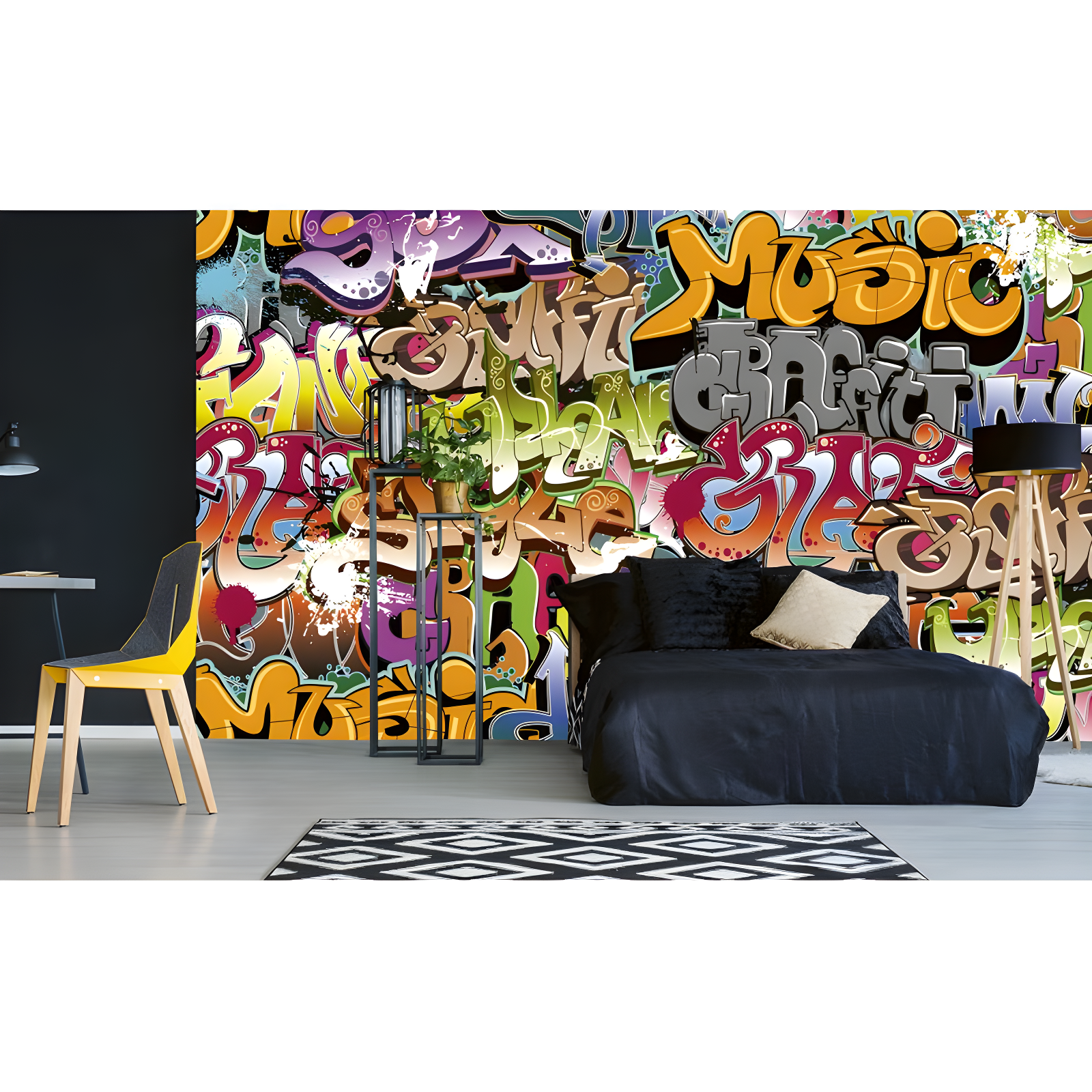 Lewisville Graphics Wall Mural