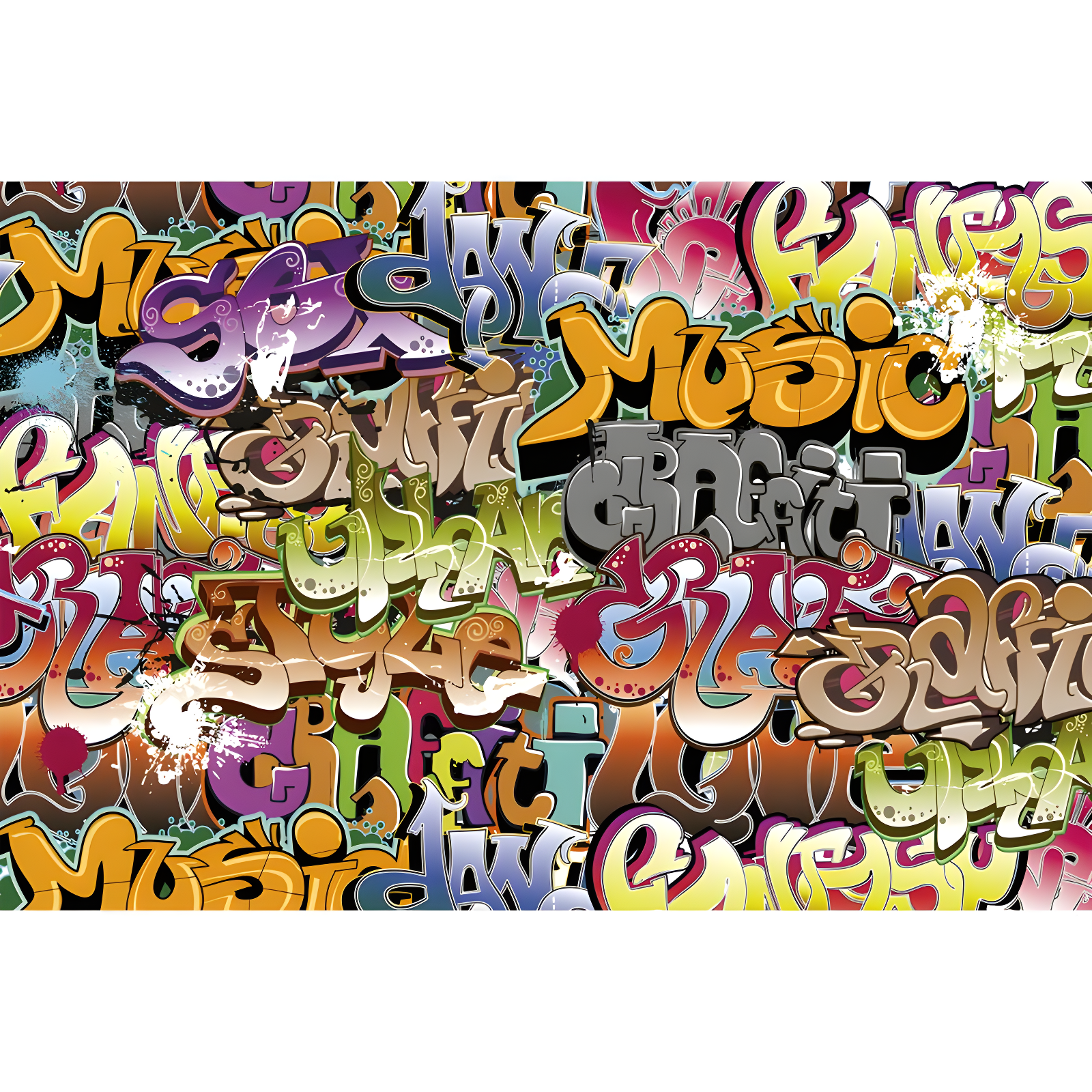 Lewisville Graphics Wall Mural