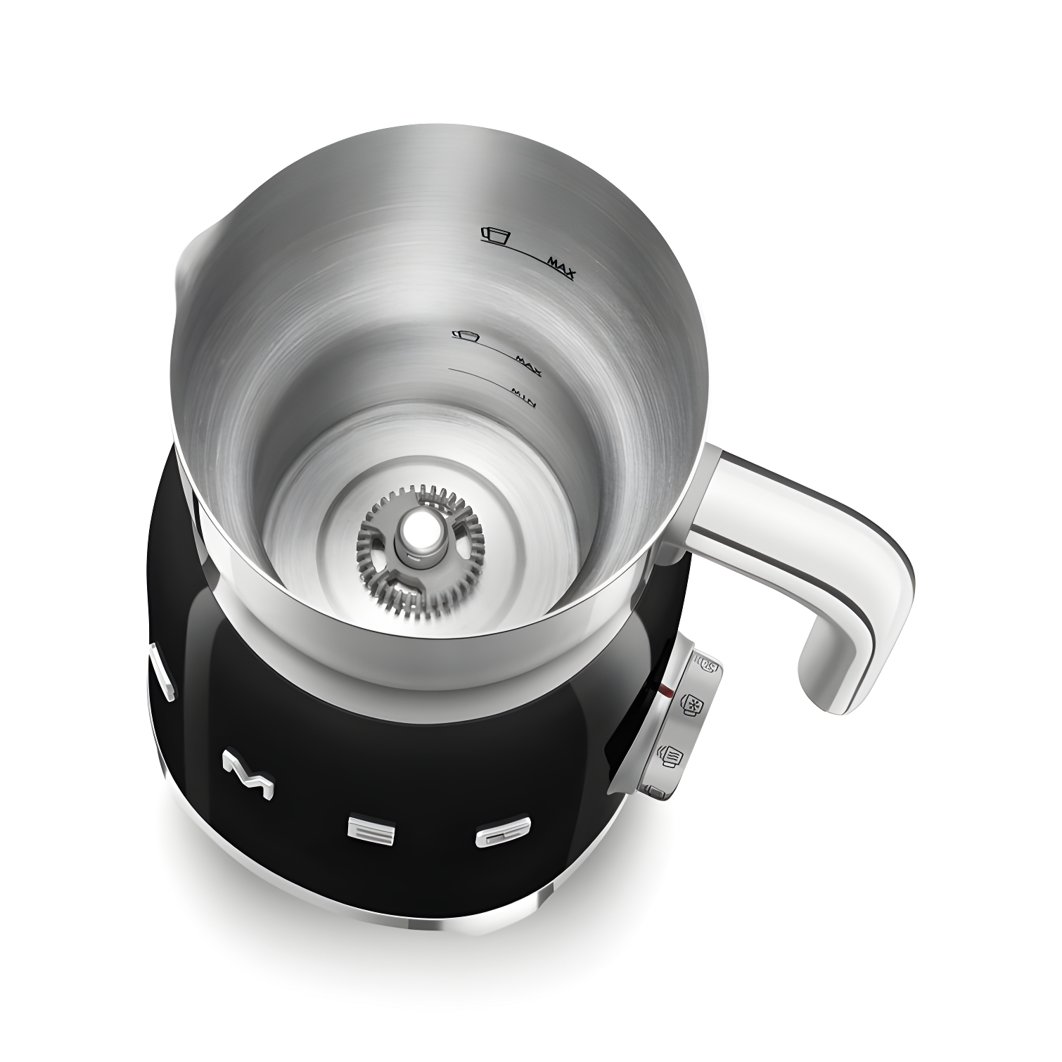 SMEG Black Milk Frother