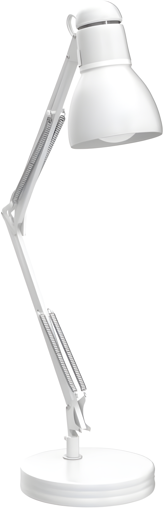 28" Architect Swing Arm Kids' Desk Lamp Matte White - Globe Electric: UL Listed, Metal Shade, 60W Max