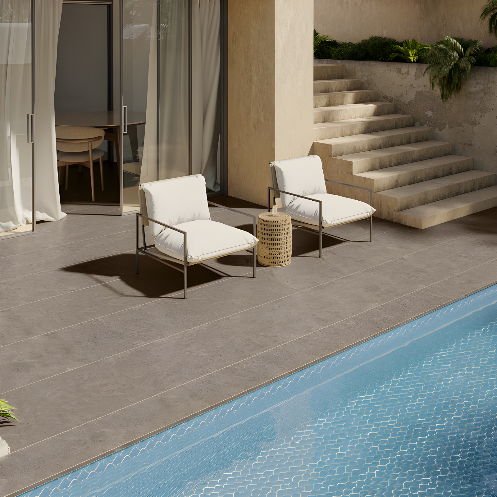 Bond Tile Monolith 23.62 In. X 35.43 In. 2CM Matte Porcelain Floor Paver Tile (11.62 Sq. Ft. / Case)