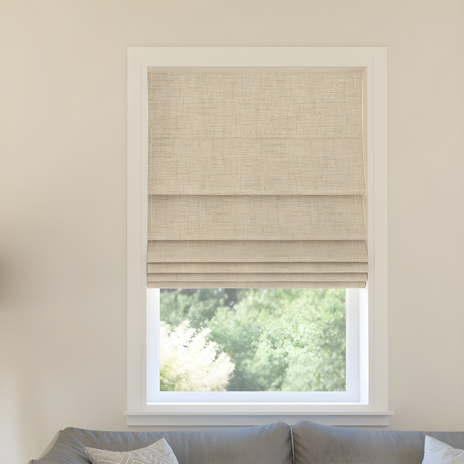 Sun Zero Sun Zero Somerton Thermal 100% Blackout Cordless Roman Shade