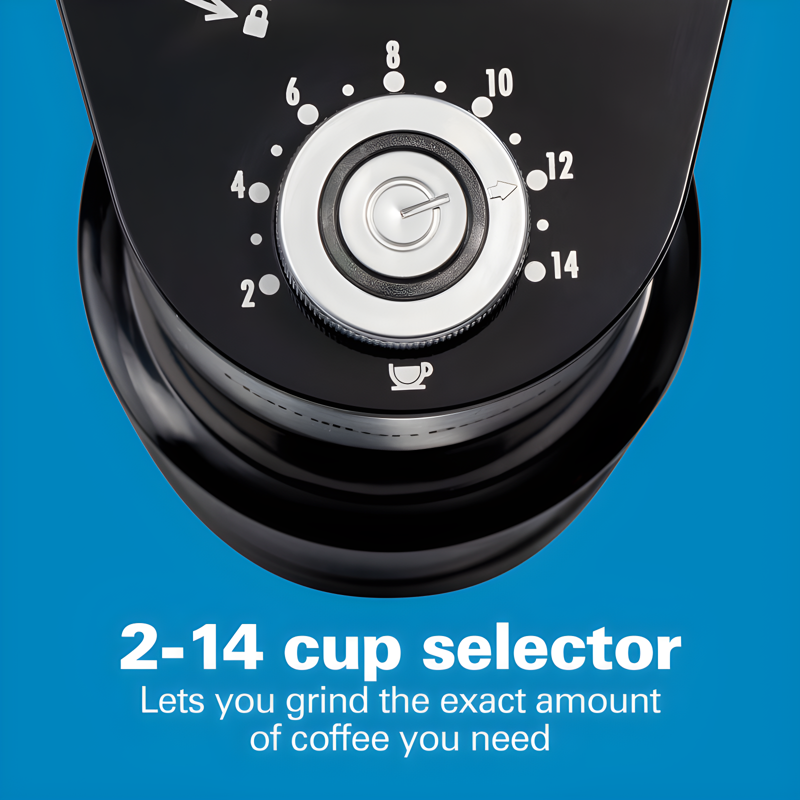 Hamilton Beach® Burr Coffee Grinder Stainless Steel Housing