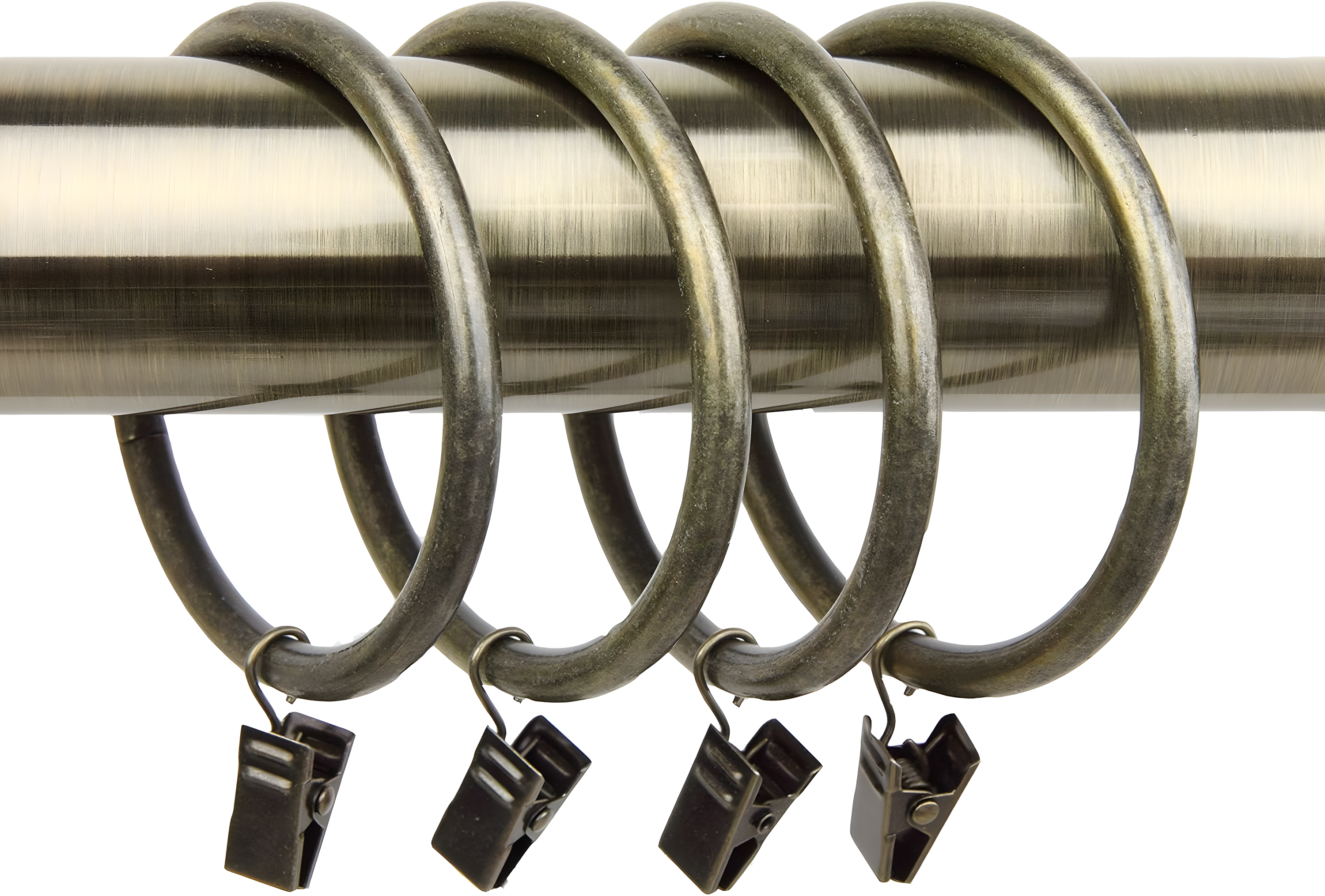 Symple Stuff Benham Steel Curtain Rings (Set of 10)