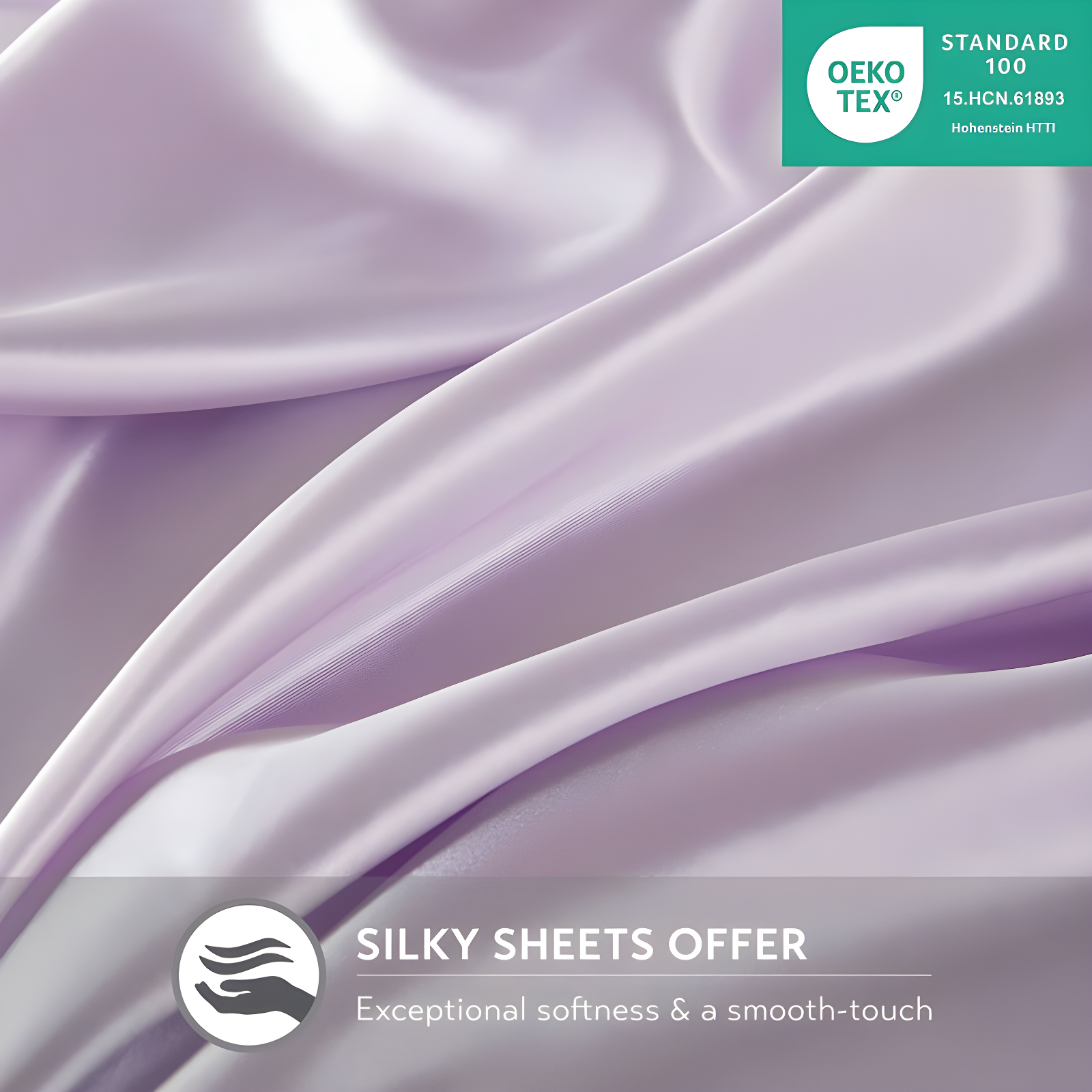 Madison Park King 2pc Satin Luxury Pillowcases Lilac