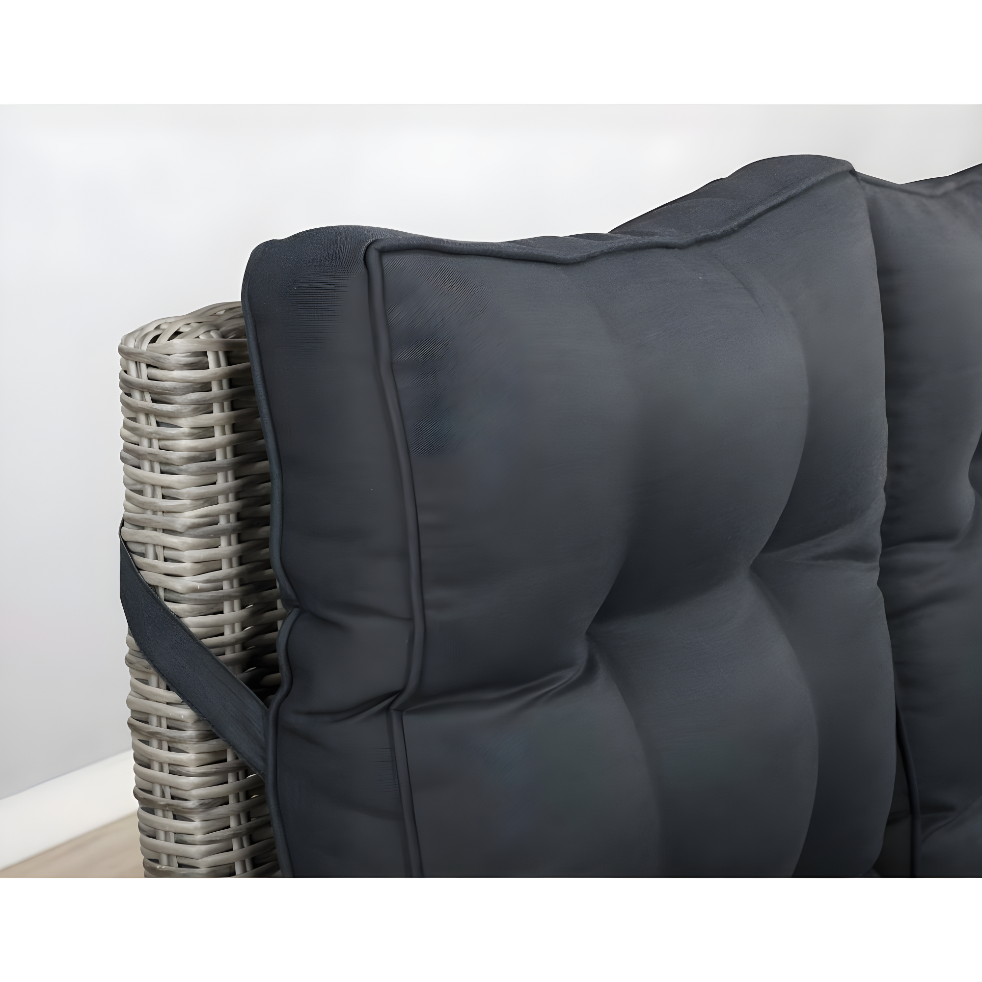 Monaco Outdoor 2 Seat Reclining Bench - Gray - Alaterre Furniture