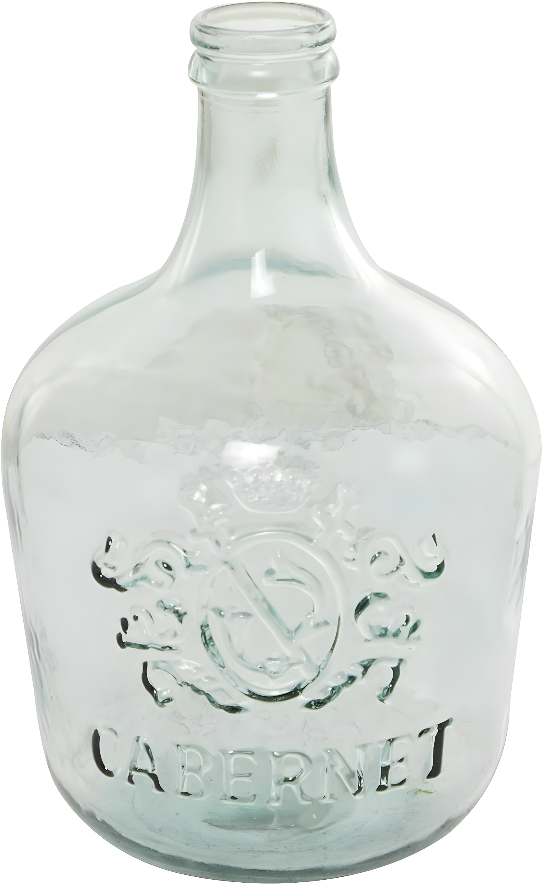Contemporary Glass Jug Vase (17") - Olivia & May