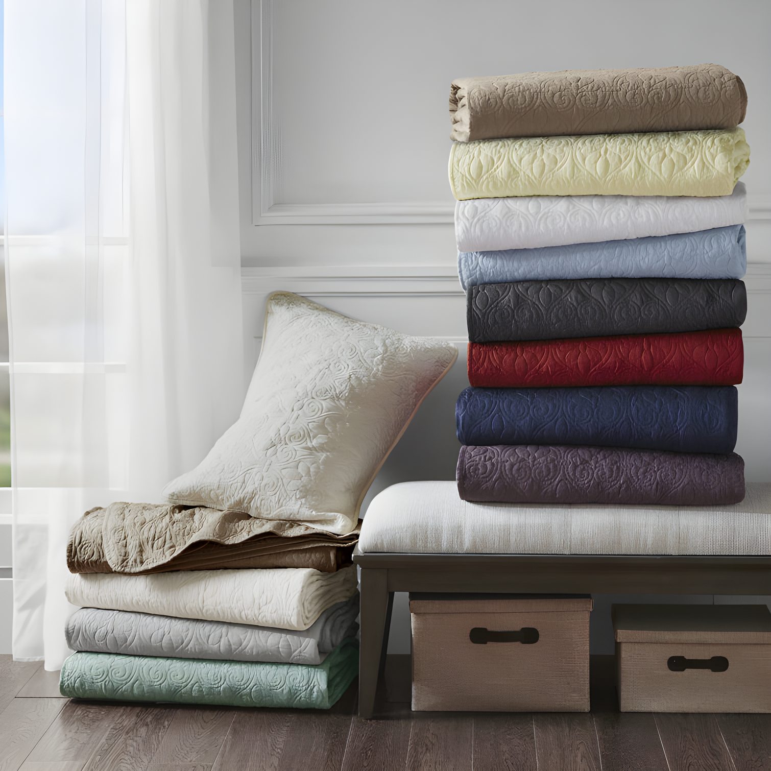 Quebec Reversible Bedspread Set