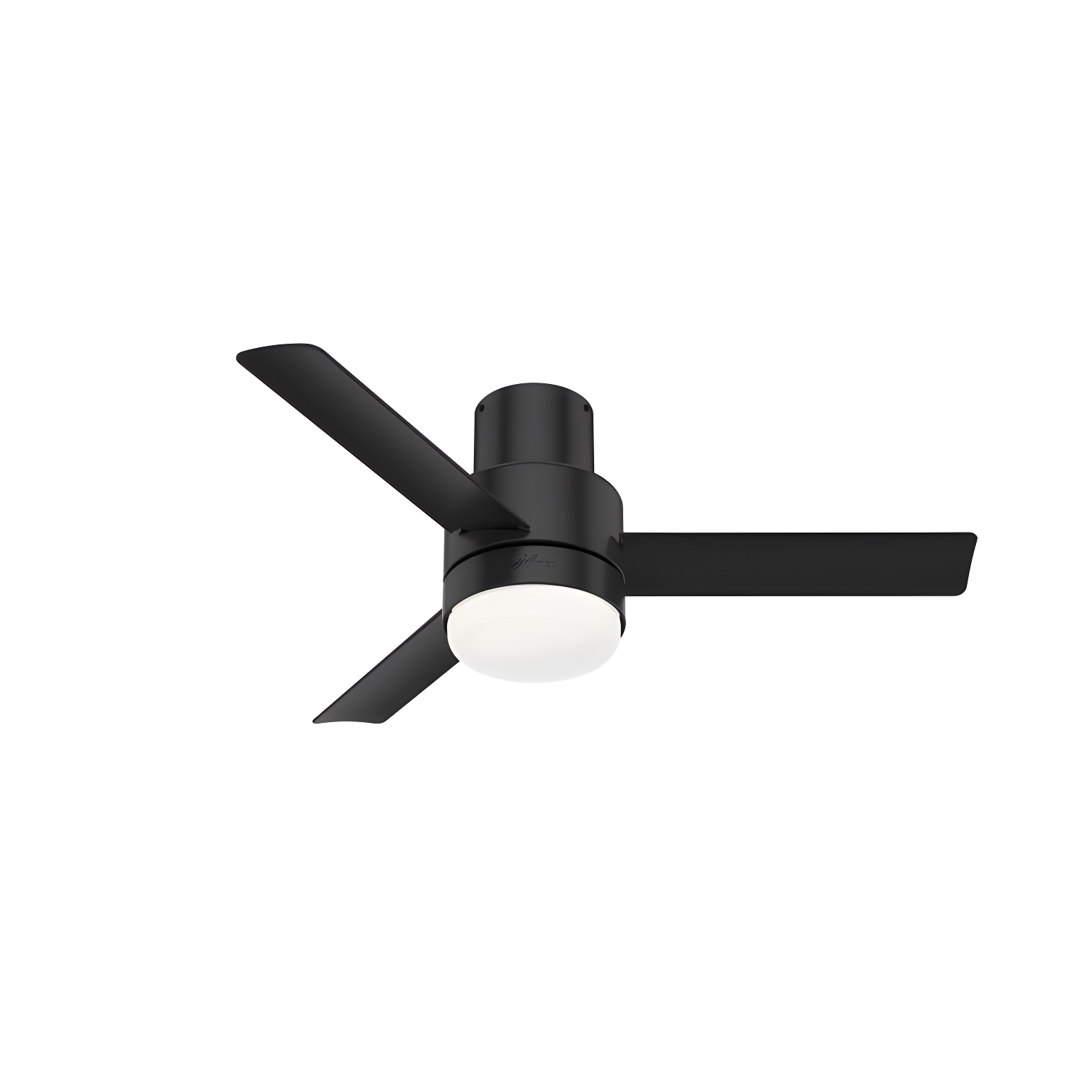44" Gilmour 3 - Blade Outdoor Flush Mount Ceiling Fan with Remote Control and Light Kit Included