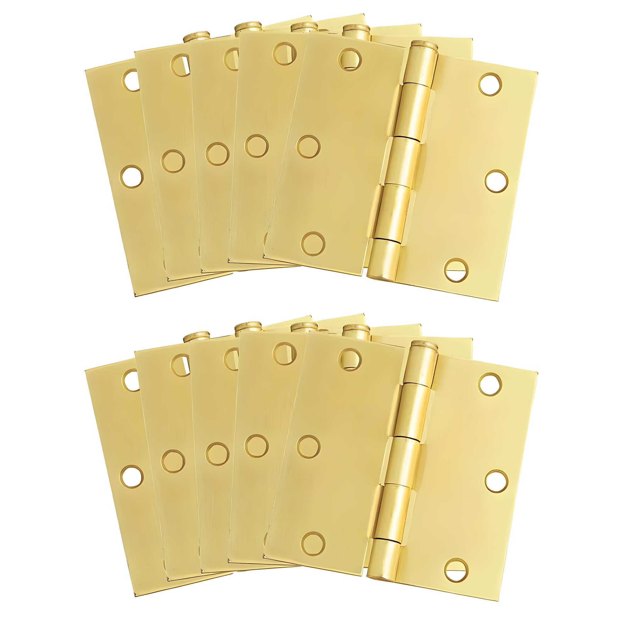 Design House 3-1/2 in. Butt Bearing 10 Door Hinges (Set of 10)