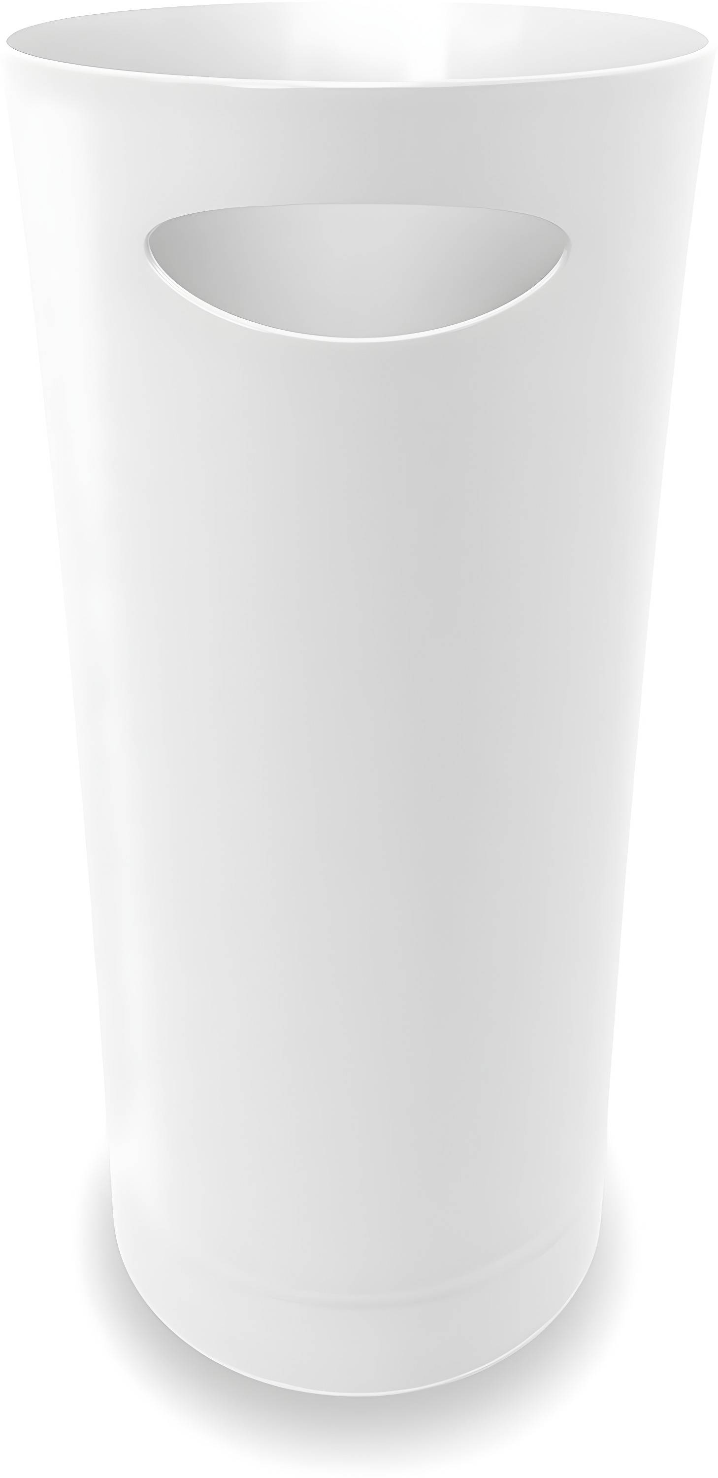 Umbra Skinny Plastic Open Waste Basket - 2 Gallons