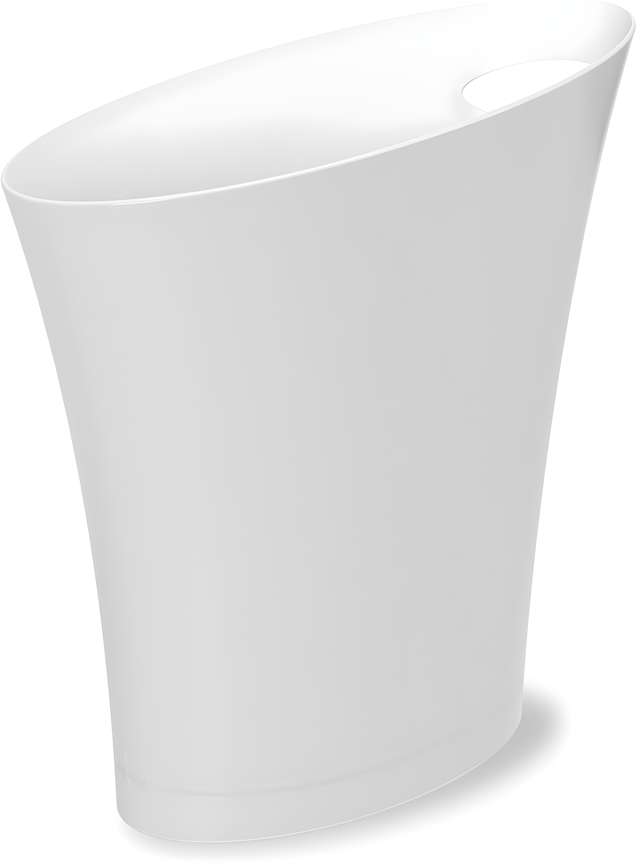 Umbra Skinny Plastic Open Waste Basket - 2 Gallons