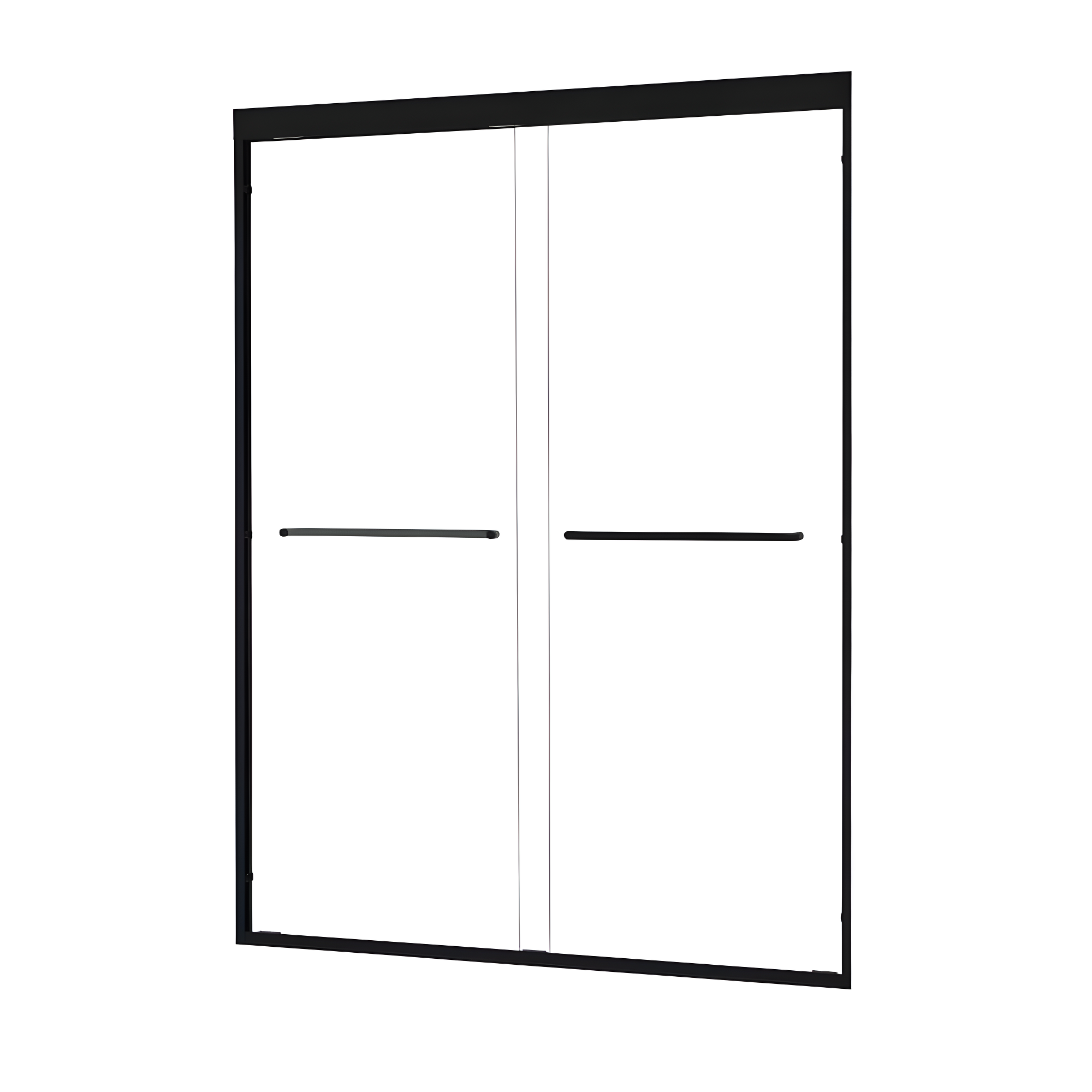 Ennis 48" W x 76" H By Pass Framed Shower Door with Clear Glass