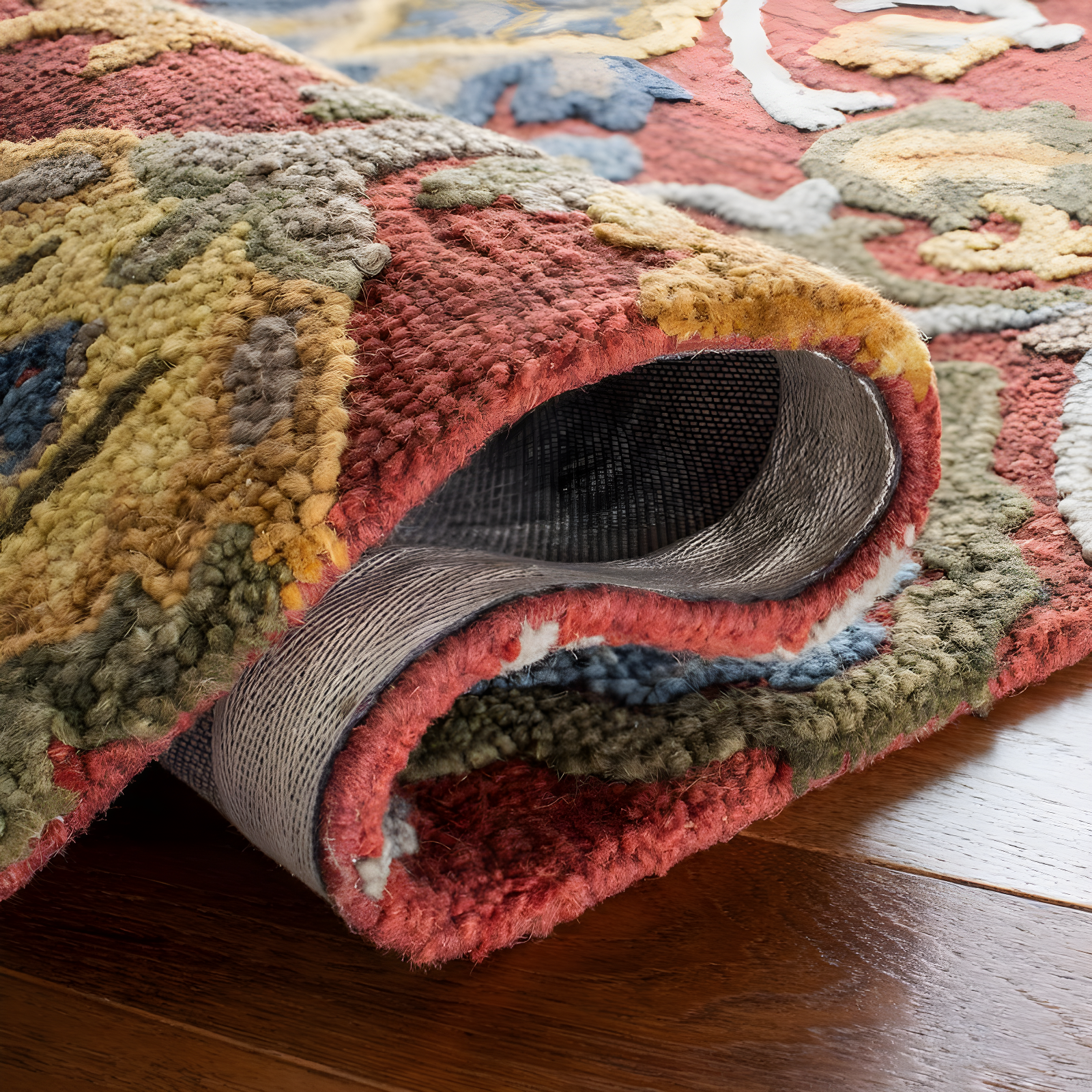 Blossom BLM402 Hand Tufted Area Rug - Red/Multi - 8'x10' - Safavieh.