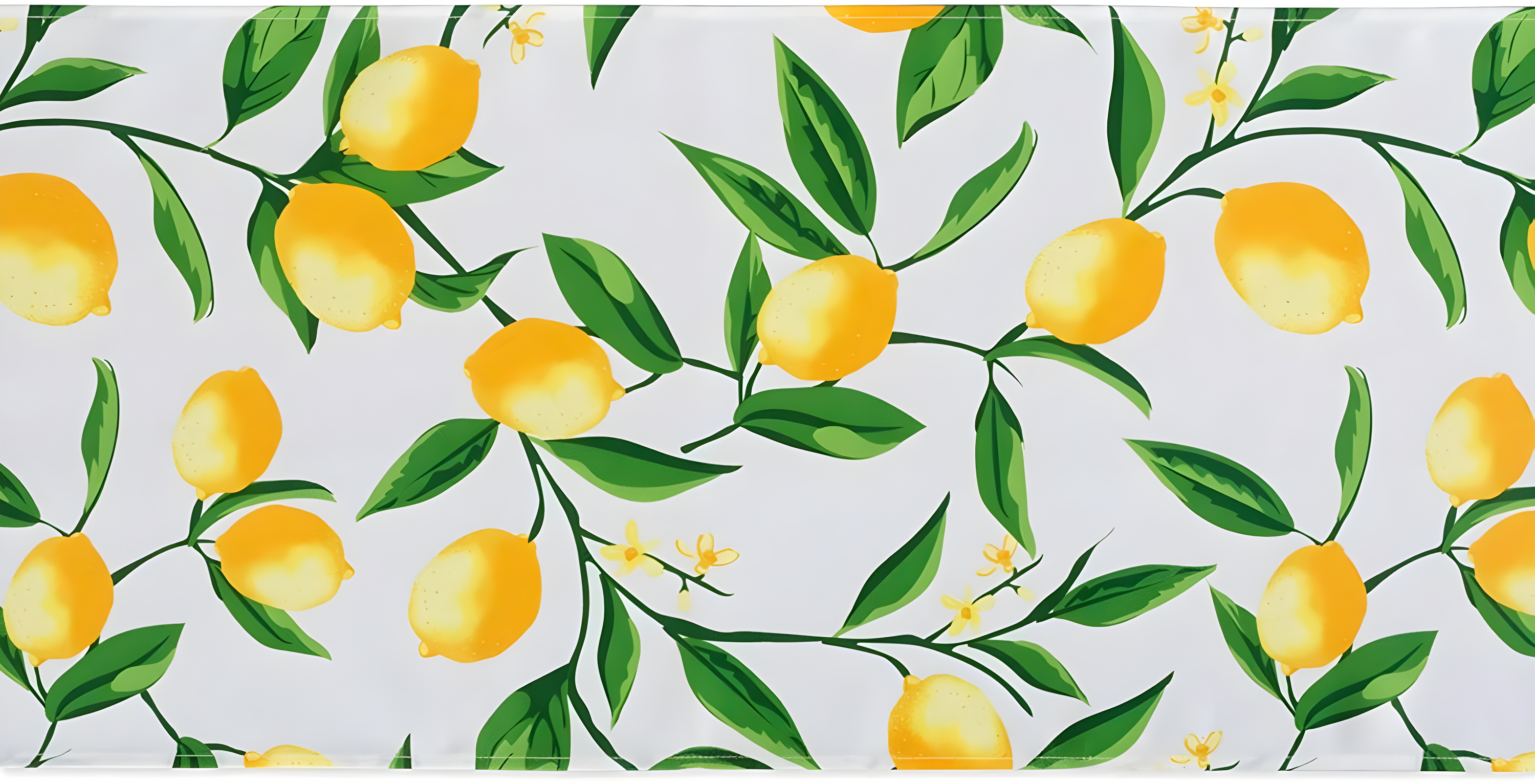 Design Imports Lemon Bliss Print Outdoor Table Runner 14X108 Inches