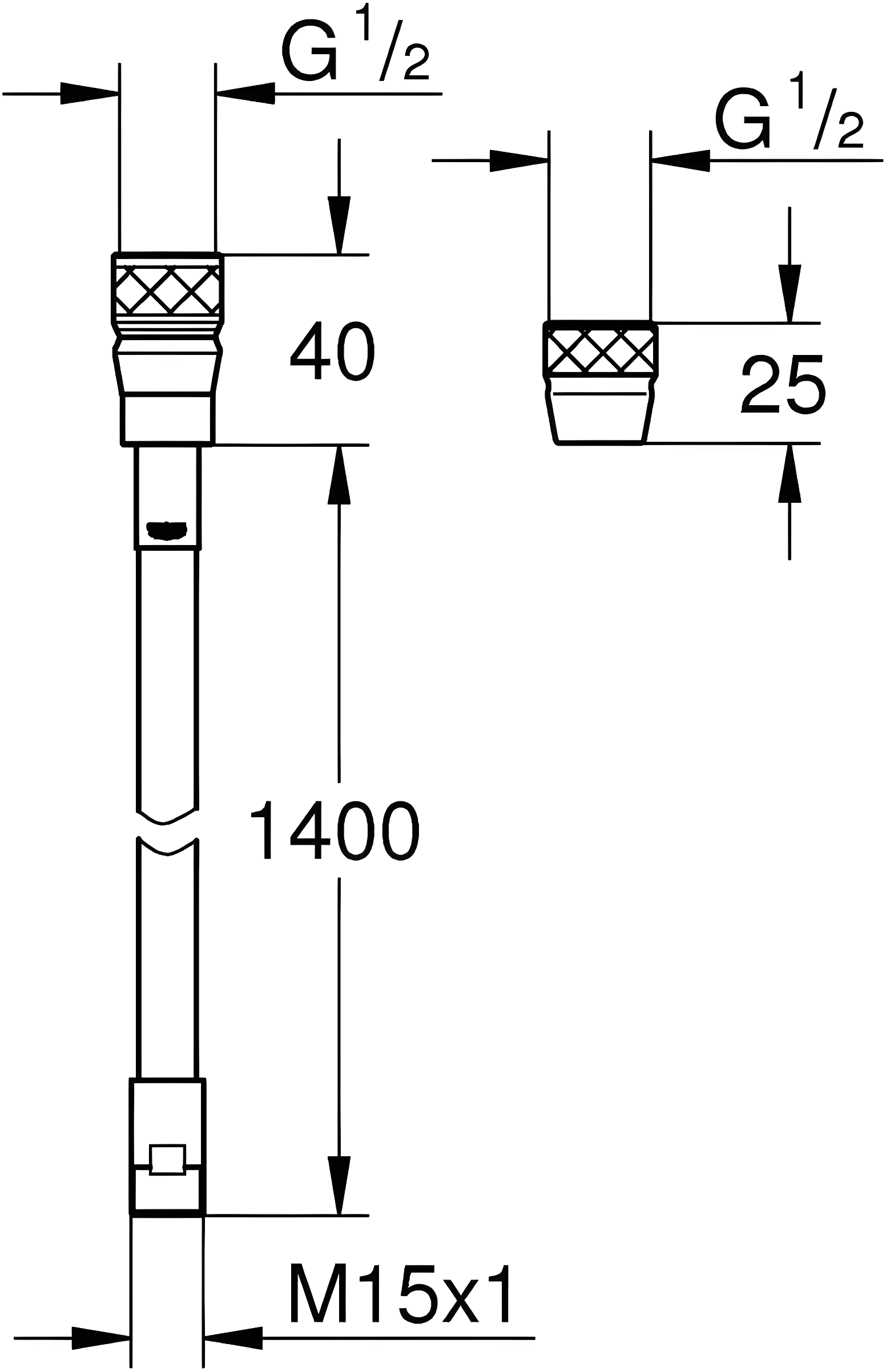 GROHE 46174000 Universal Side Sprayer