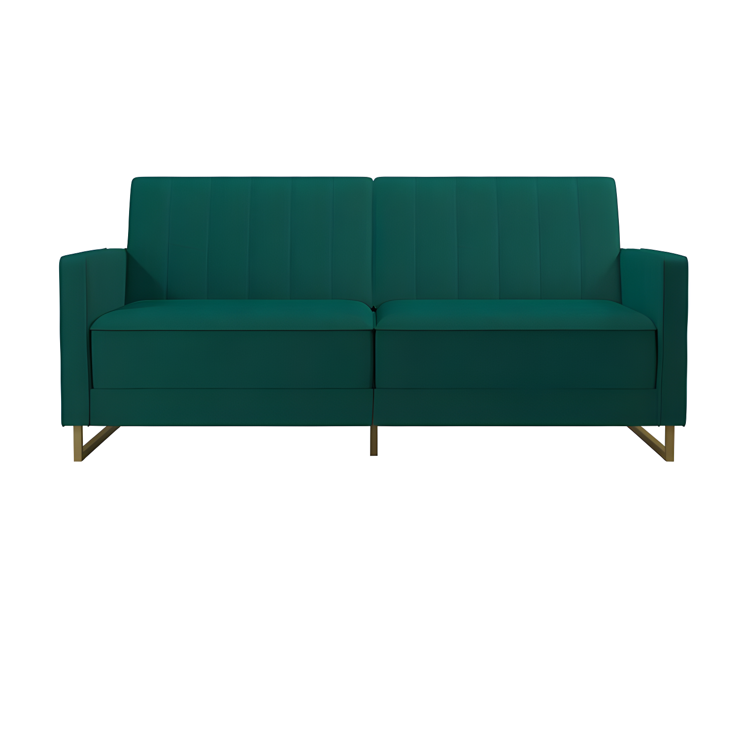 Skylar Full / Double 77'' Velvet Tufted Convertible Sofa