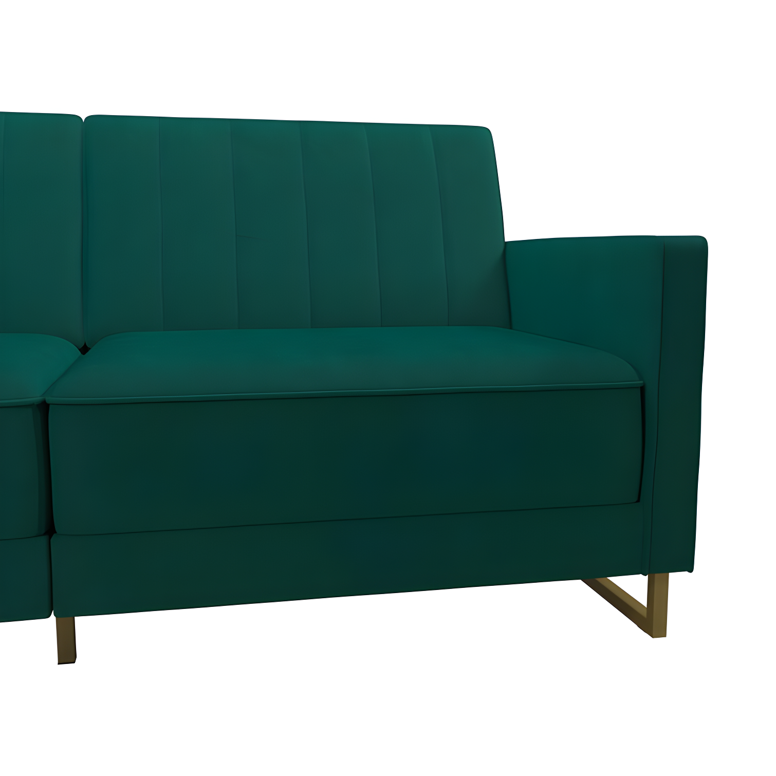 Skylar Full / Double 77'' Velvet Tufted Convertible Sofa