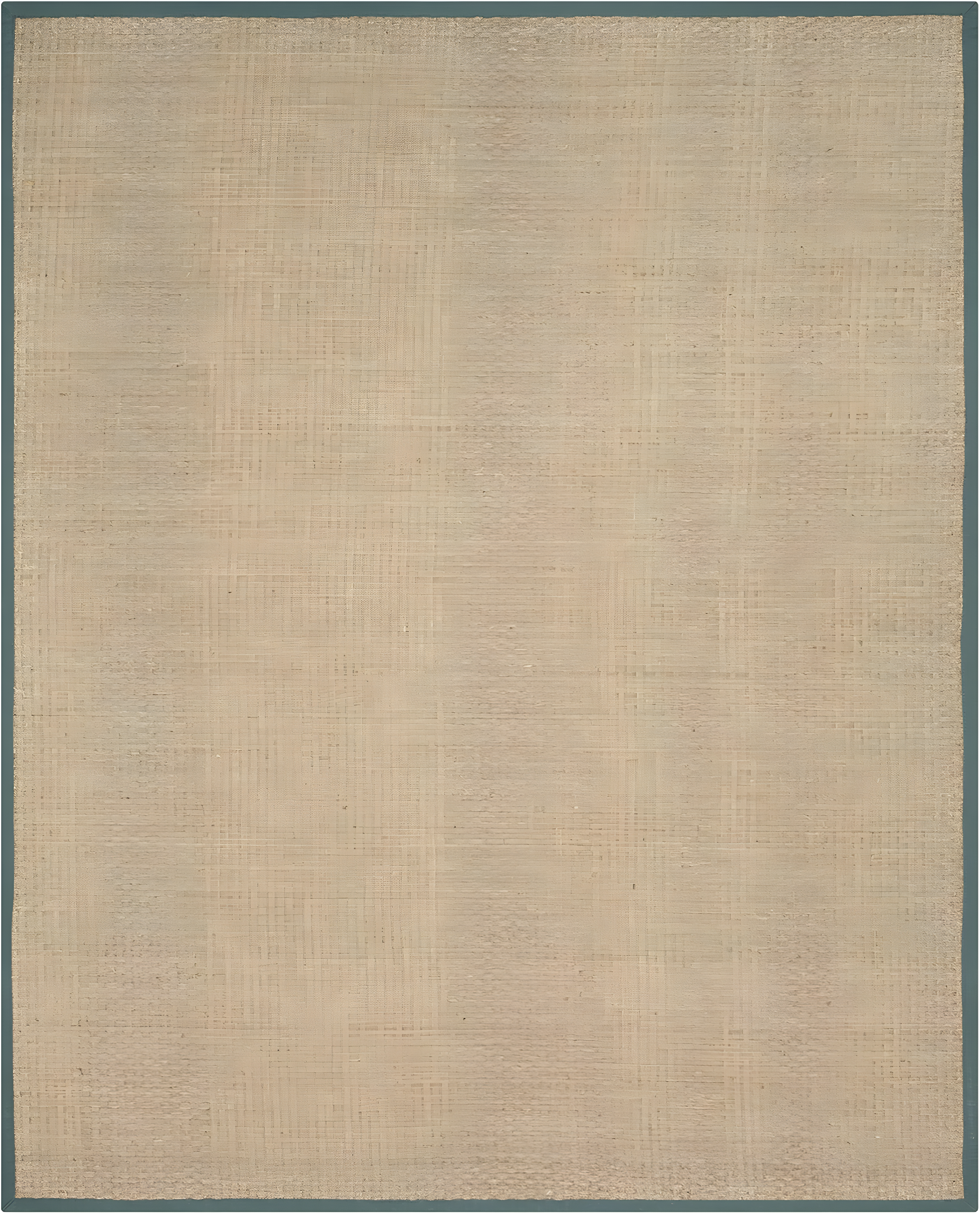 Safavieh Natural Fiber Hampton 9 x 12 (ft) Loomed Seagrass Natural/Light Blue Rectangular Indoor Solid Coastal Area rug
