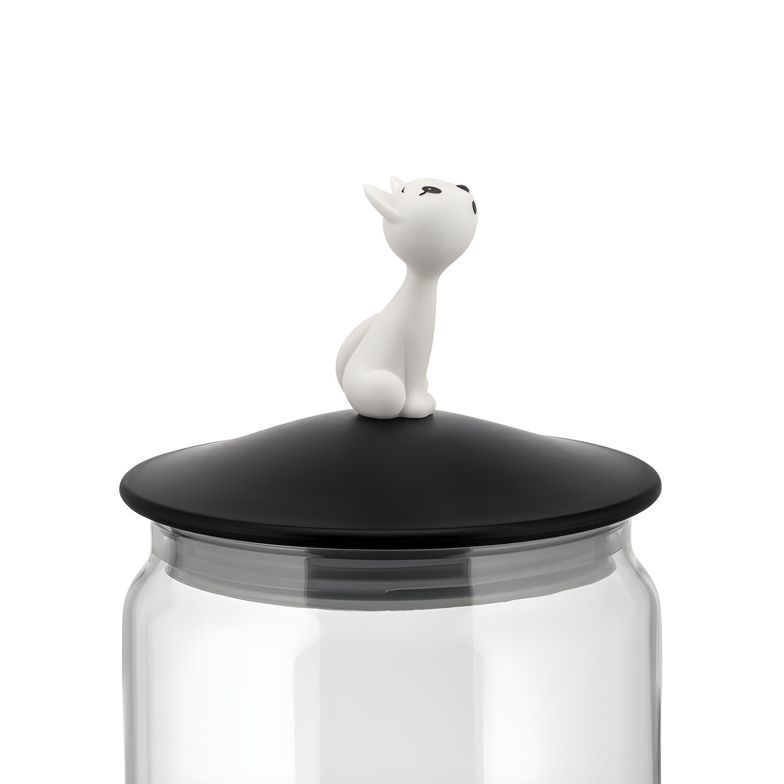 Alessi Miò 1.6 Lb. Pet Treat Jar With Snap On Lid