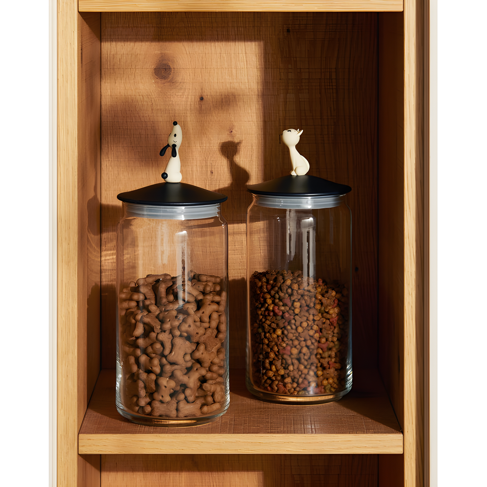 Alessi Miò 1.6 Lb. Pet Treat Jar With Snap On Lid