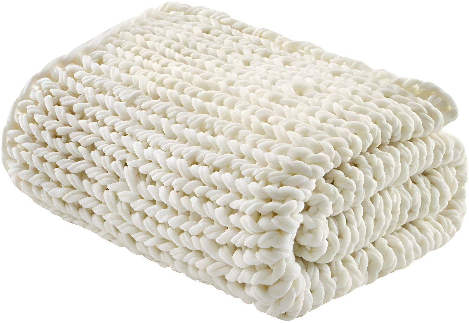 Kelly Clarkson Home Madison Hand Made Chunky Double Knit Throw Blanket