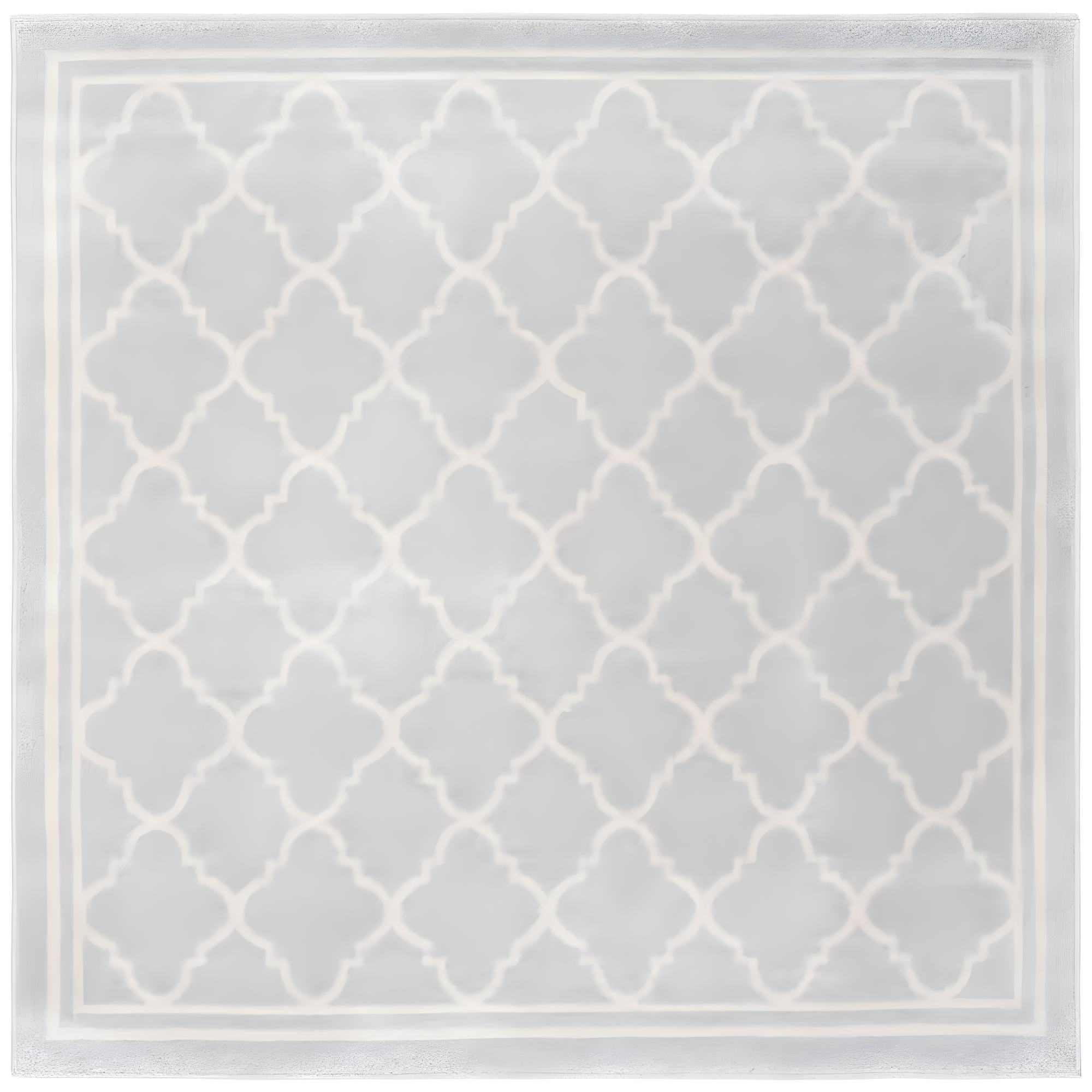 Amherst AMT422 Power Loomed Indoor Area Rug - Light Grey/Beige - 5'x5' - Safavieh