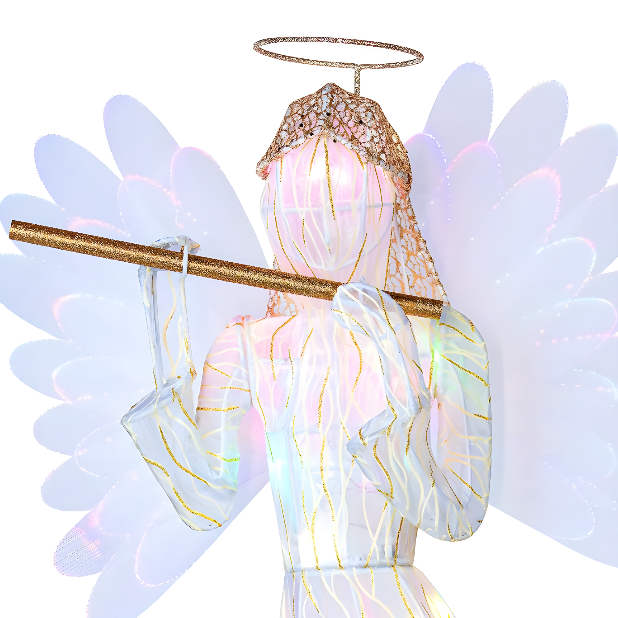 Mr. Christmas 3' Outdoor Animated Fiber-Optic Angel