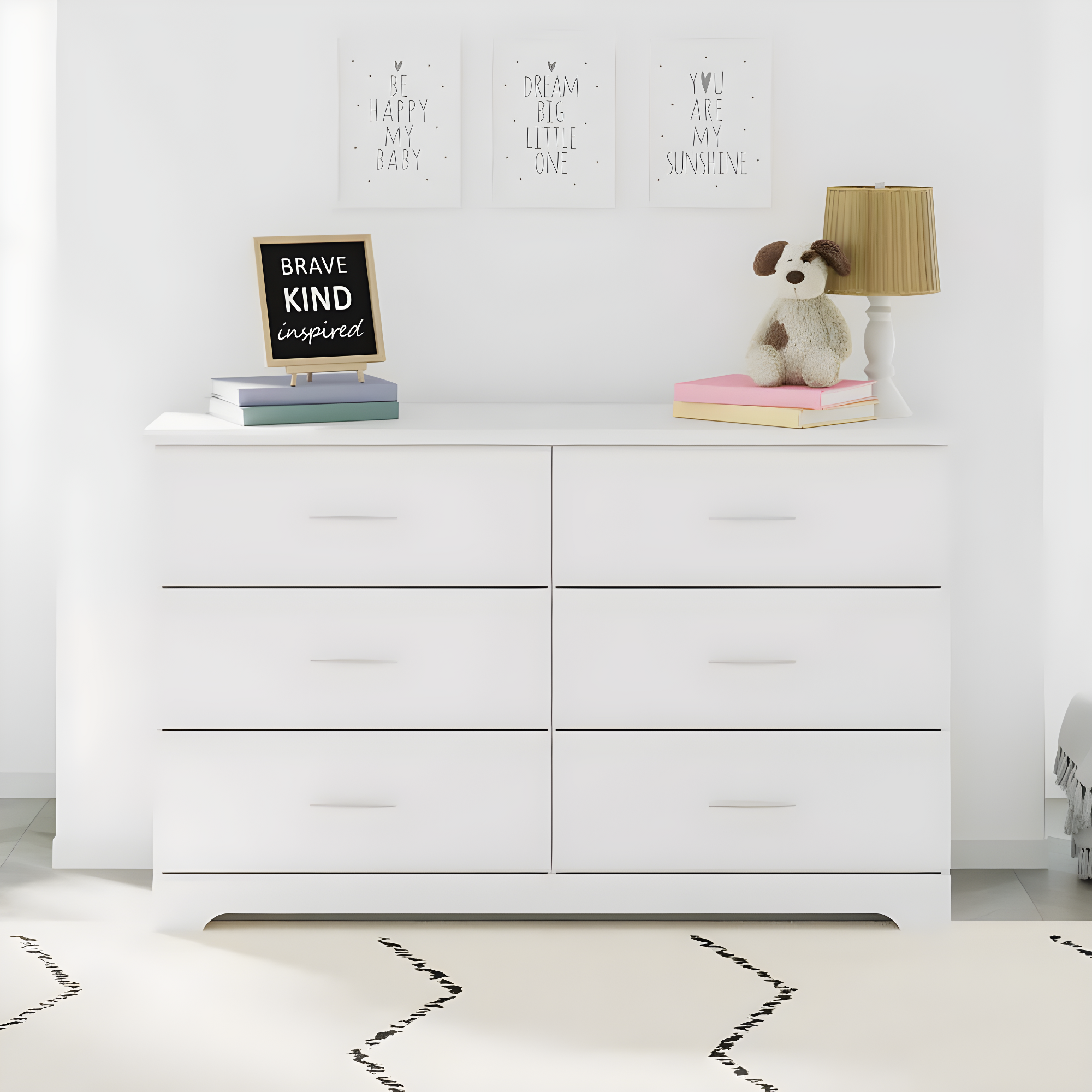 Brookside 6 Drawer Double Dresser