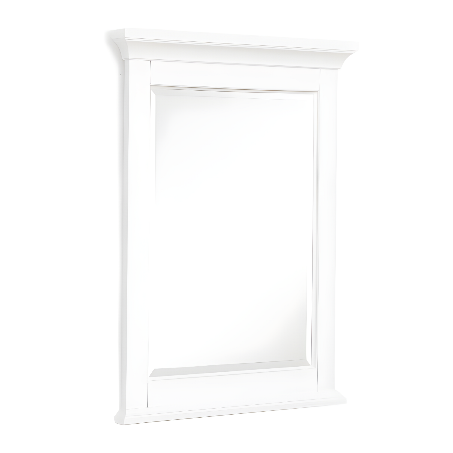 Bernardsville Wood Flat Wall Mirror